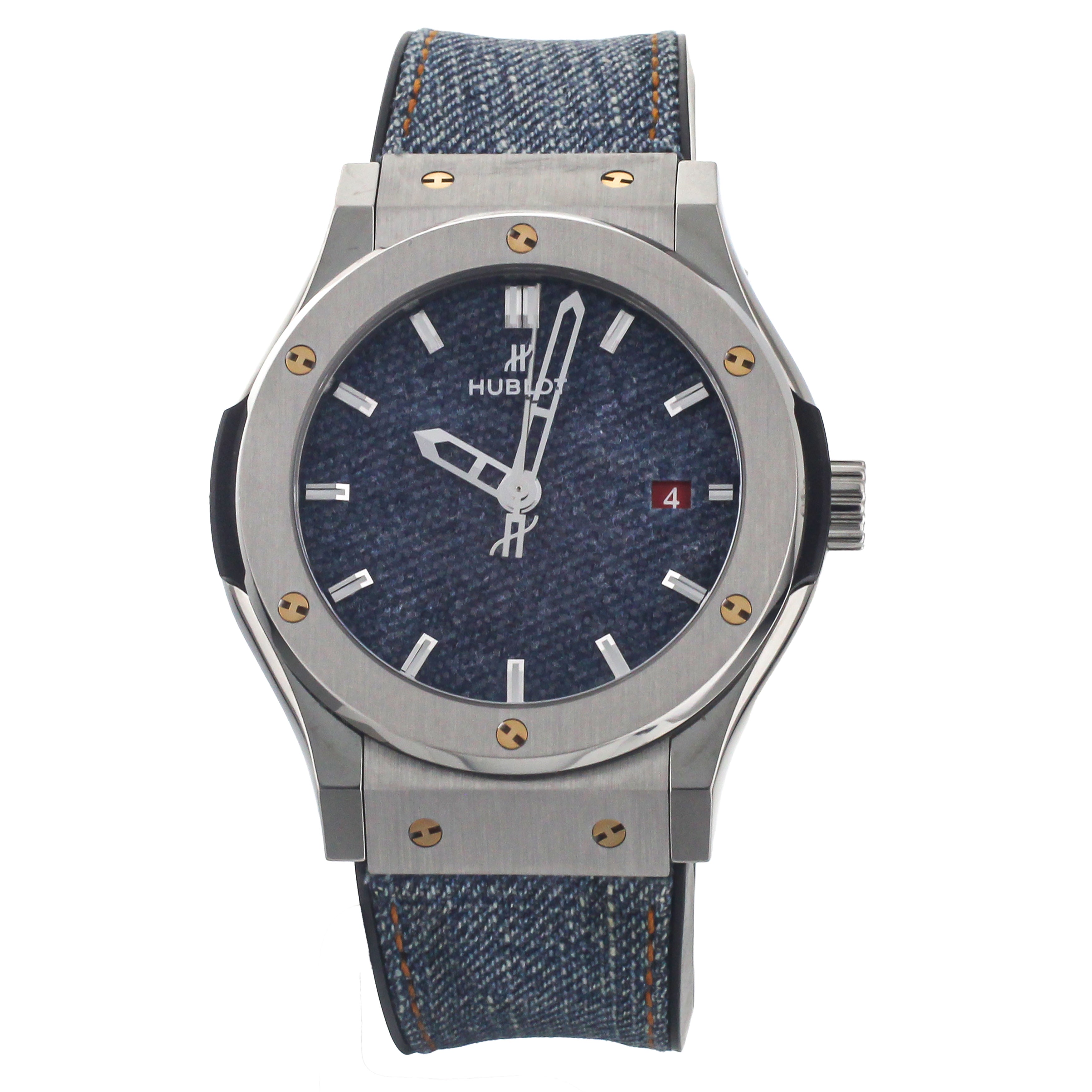 Hublot classic fusion store blue titanium 42mm