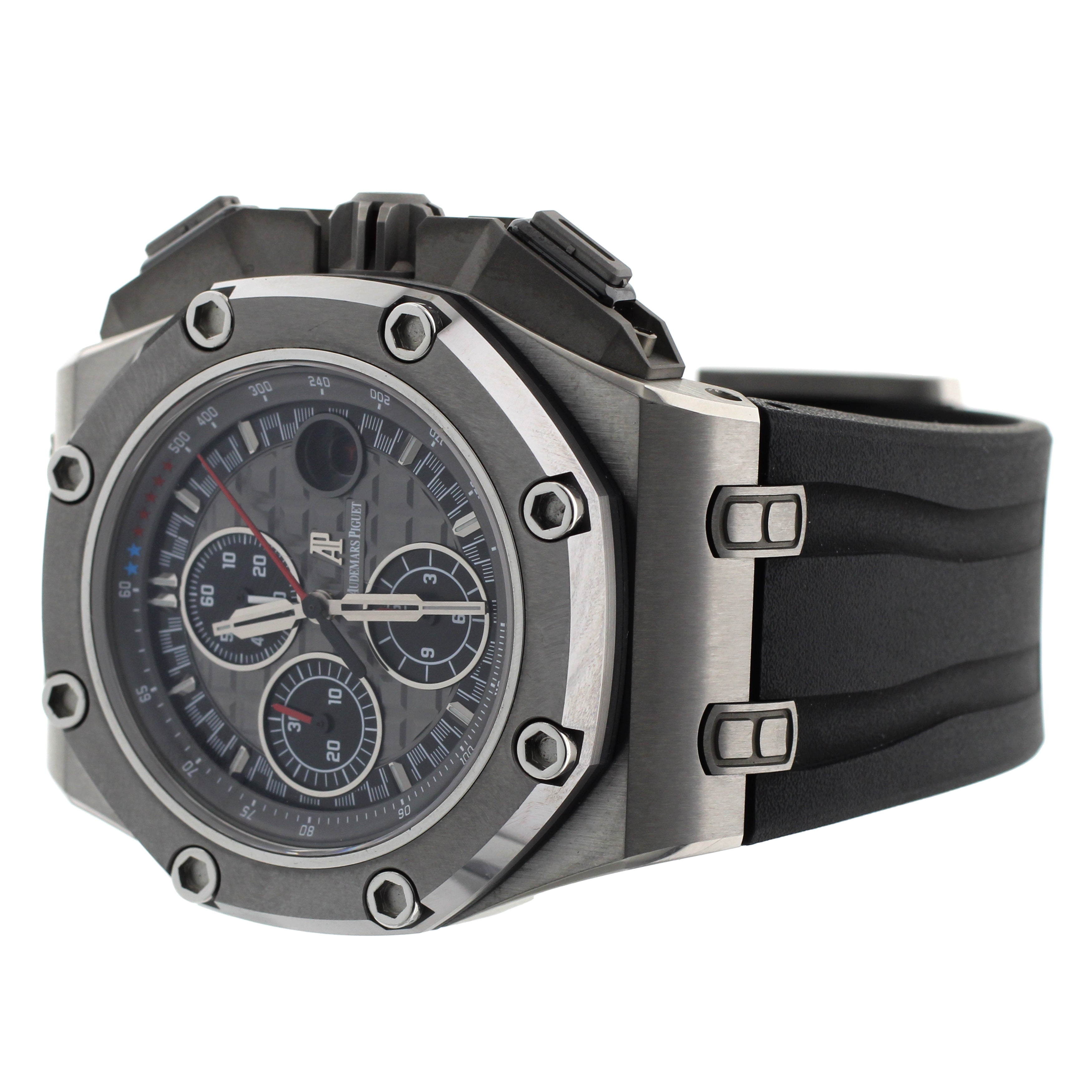 Audemars Piguet Royal Oak Offshore Schumacher Titanium Gray Dial 26568