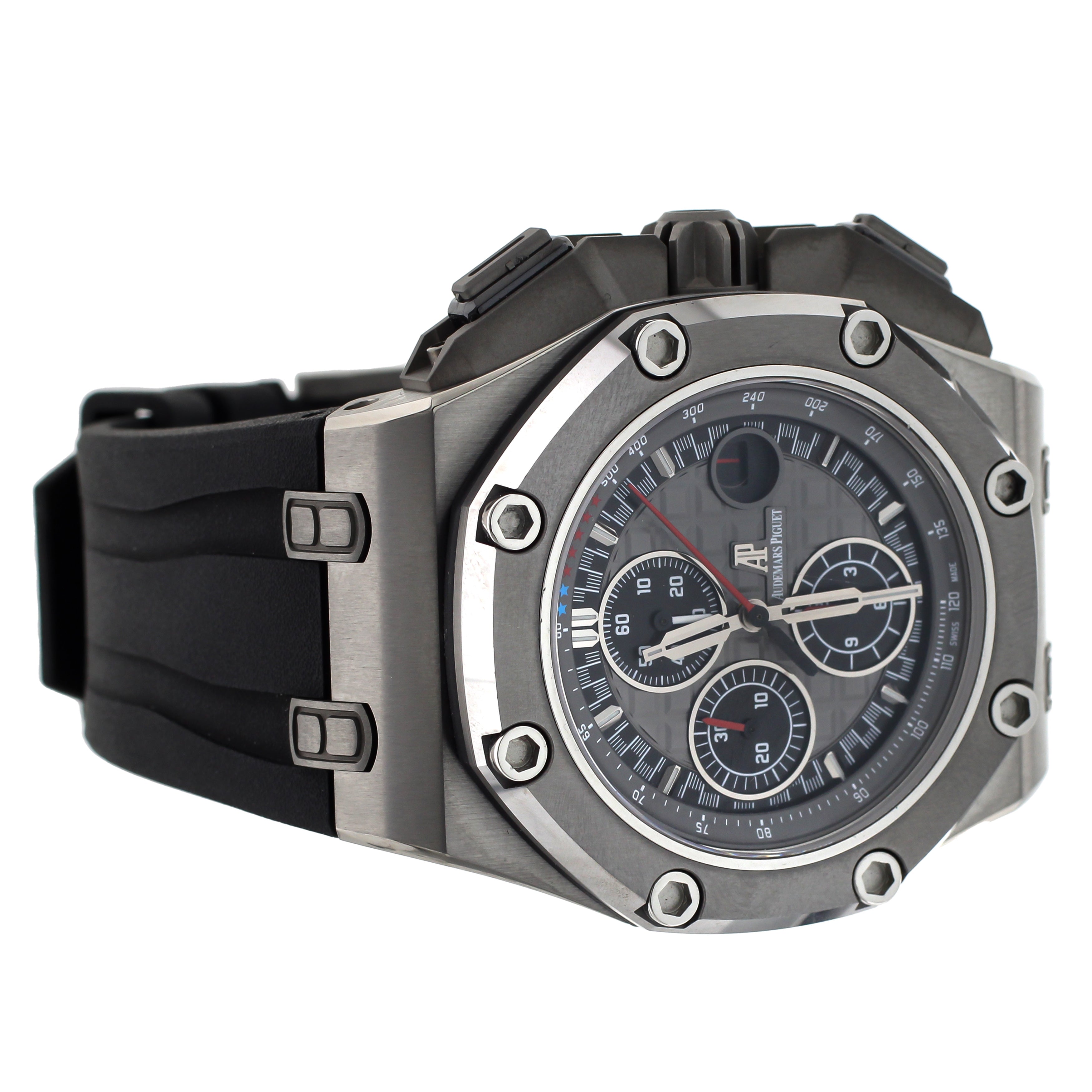 Audemars Piguet Royal Oak Offshore Schumacher Titanium Gray Dial 26568