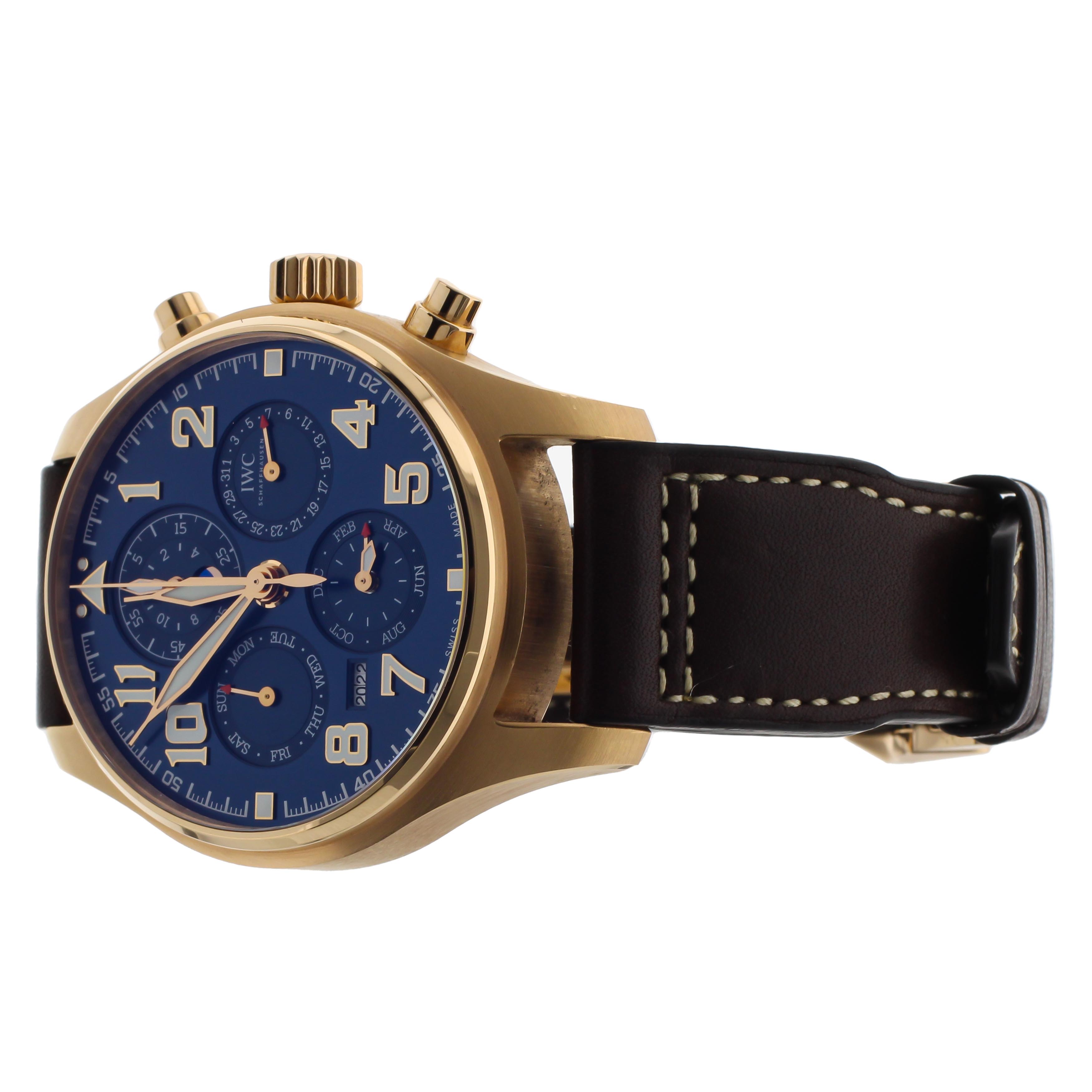 IWC Pilot Perpetual Calendar Le Petit Prince LE Rose Gold 43MM IW39220