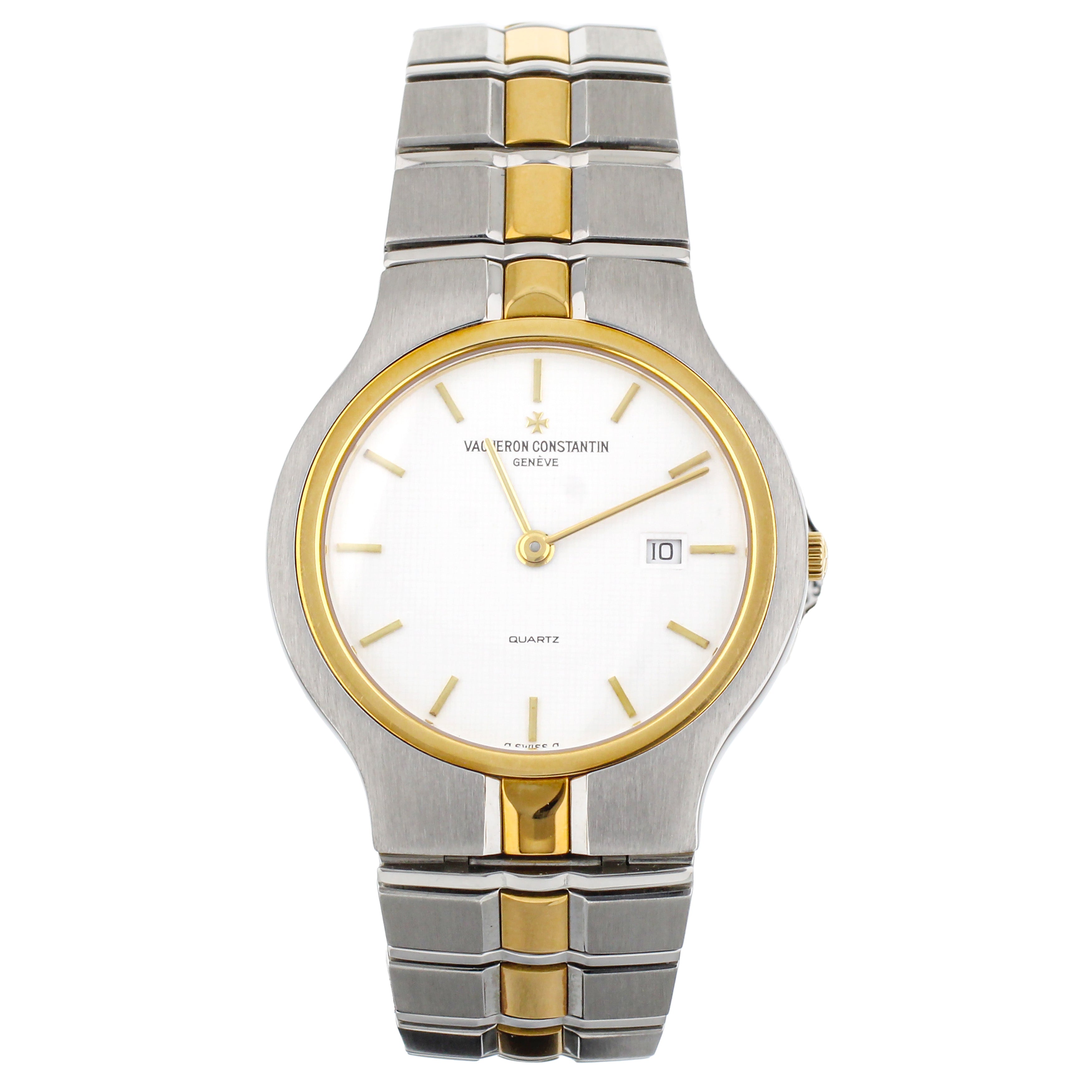 Vacheron Constantin Phidias Stainless Steel Yellow Gold 34MM 48020 Ful