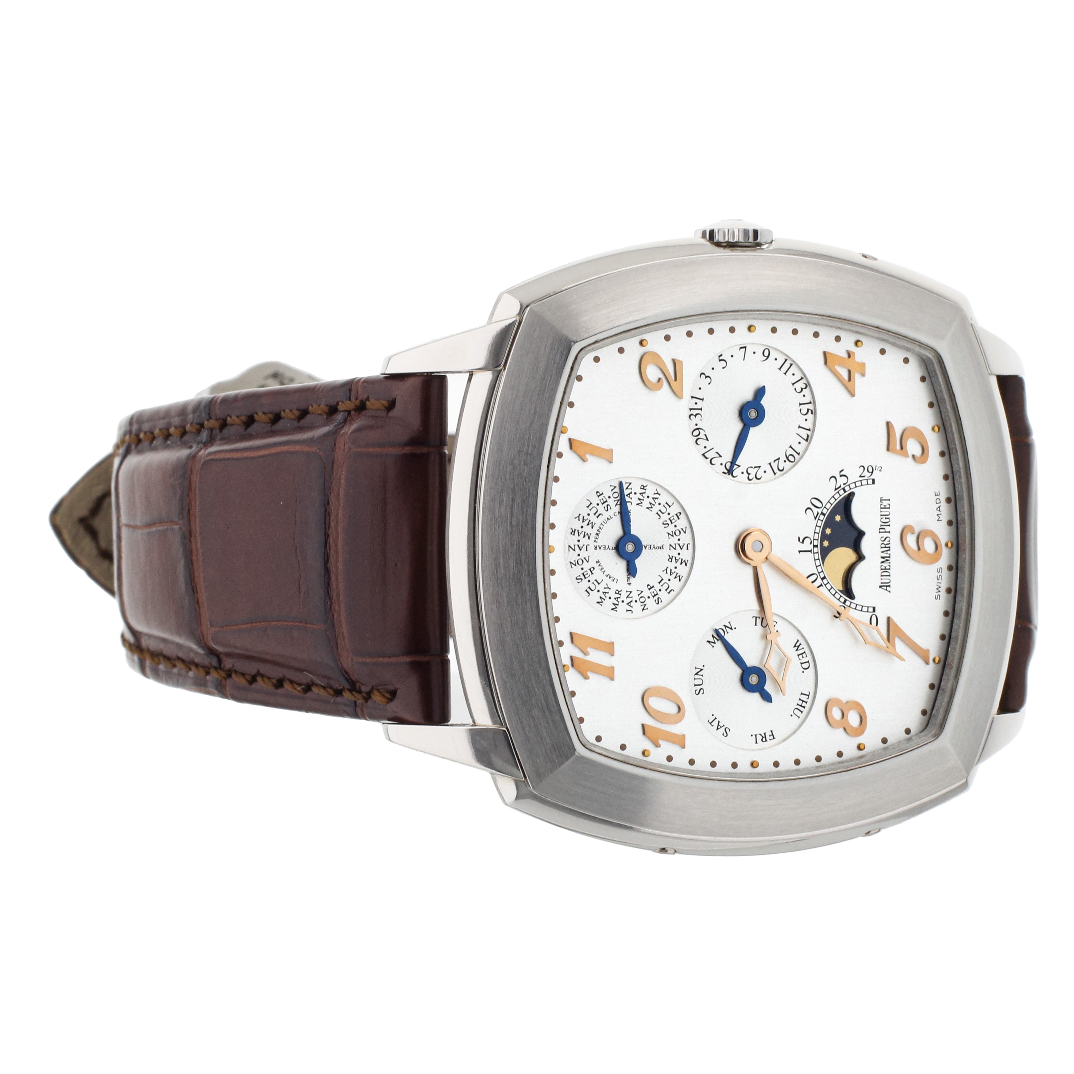 Audemars Piguet Tradition Perpetual Calendar Platinum 47mm 26051PT Ful