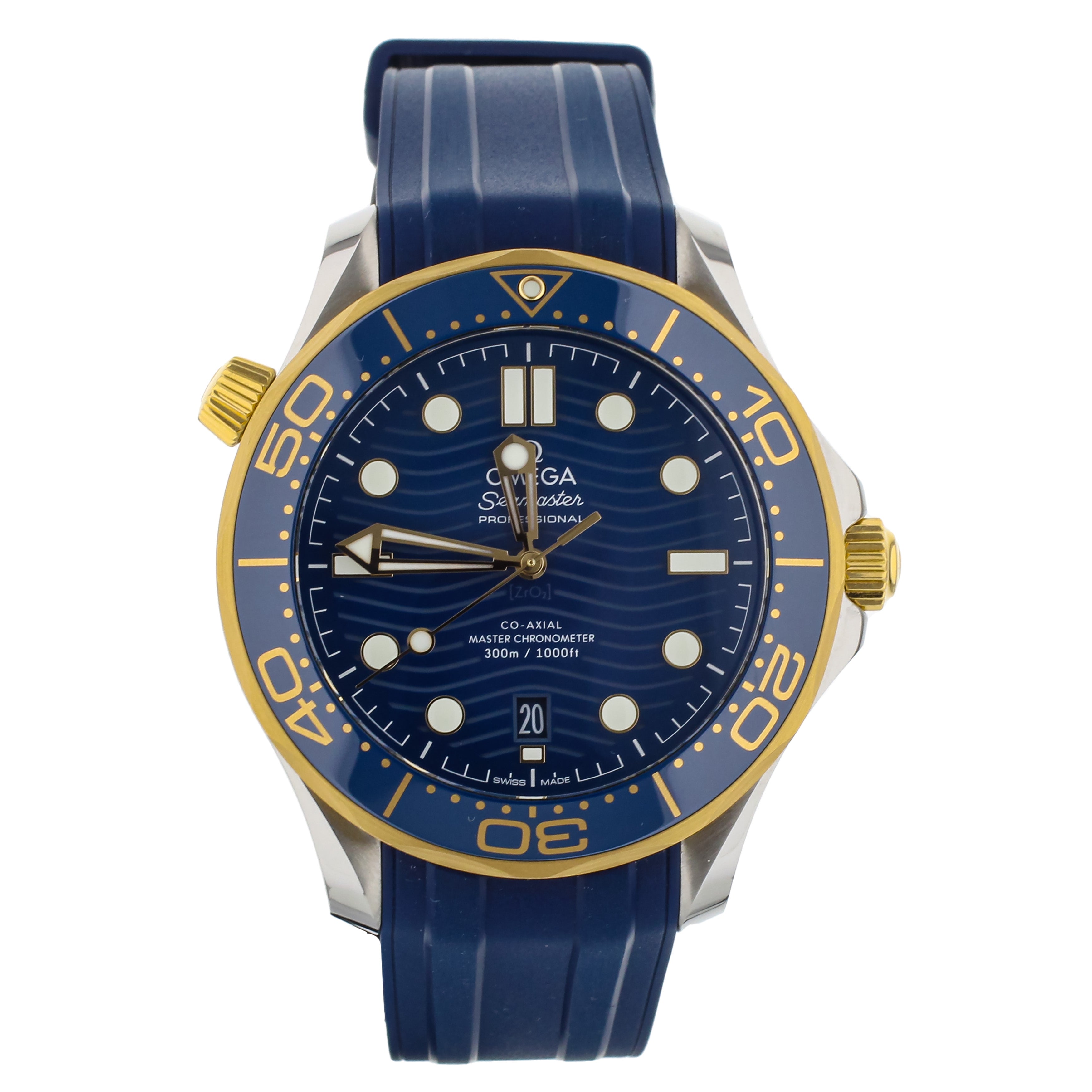 Omega seamaster 300 online yellow gold