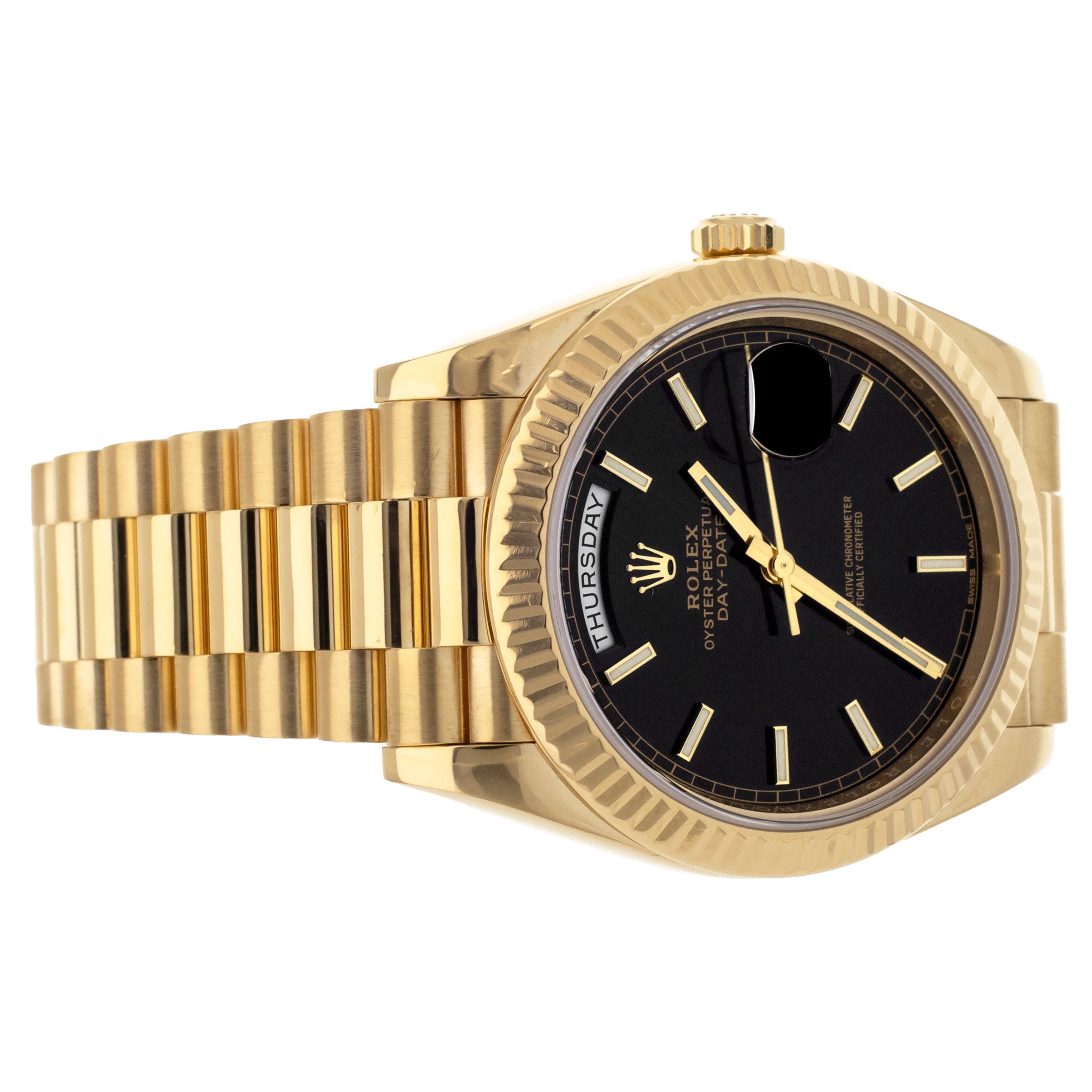 Rolex day outlet date gold 40mm