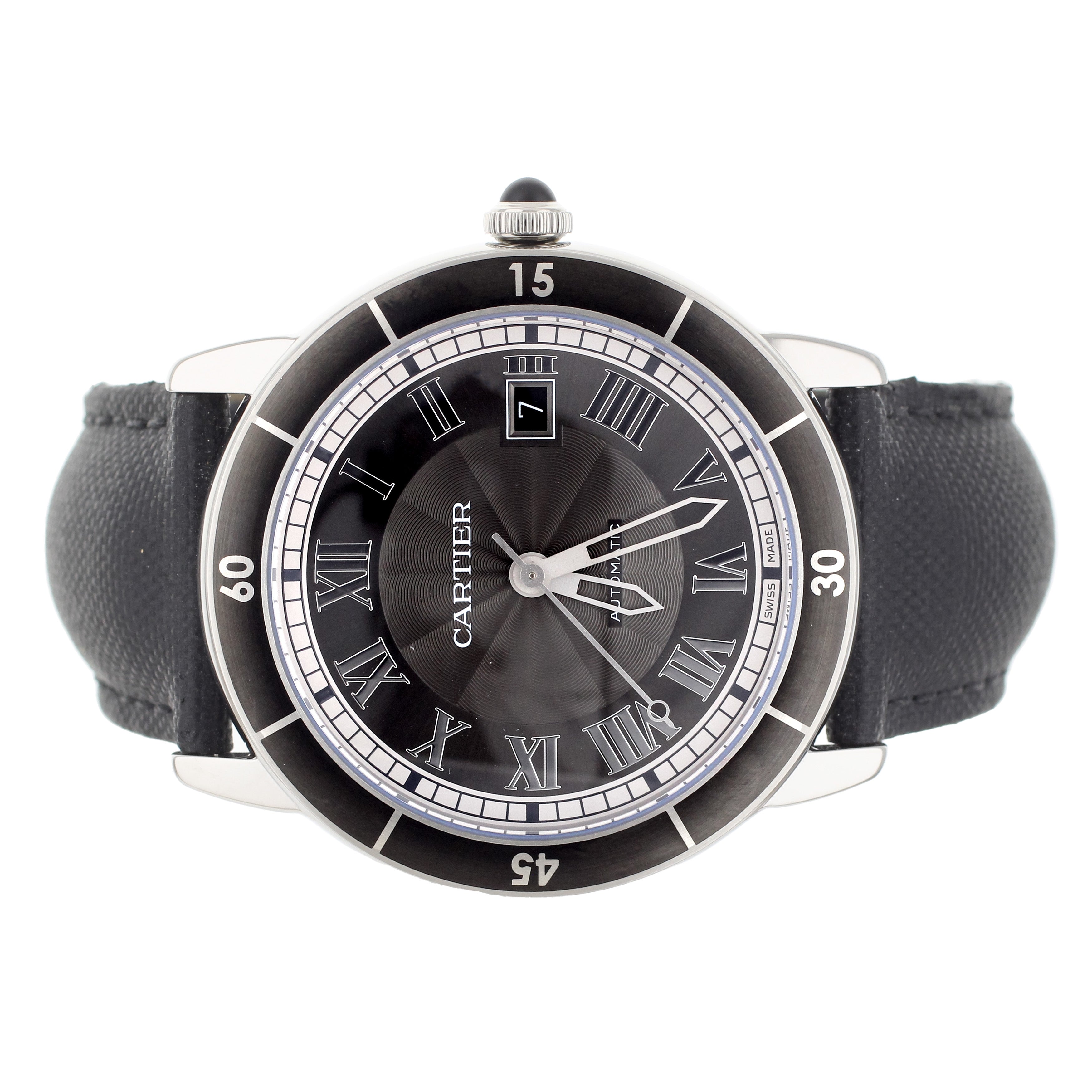 Cartier Ronde Croisiere De Cartier Grey Dial Stainless Steel ADLC 42MM WSRN0003