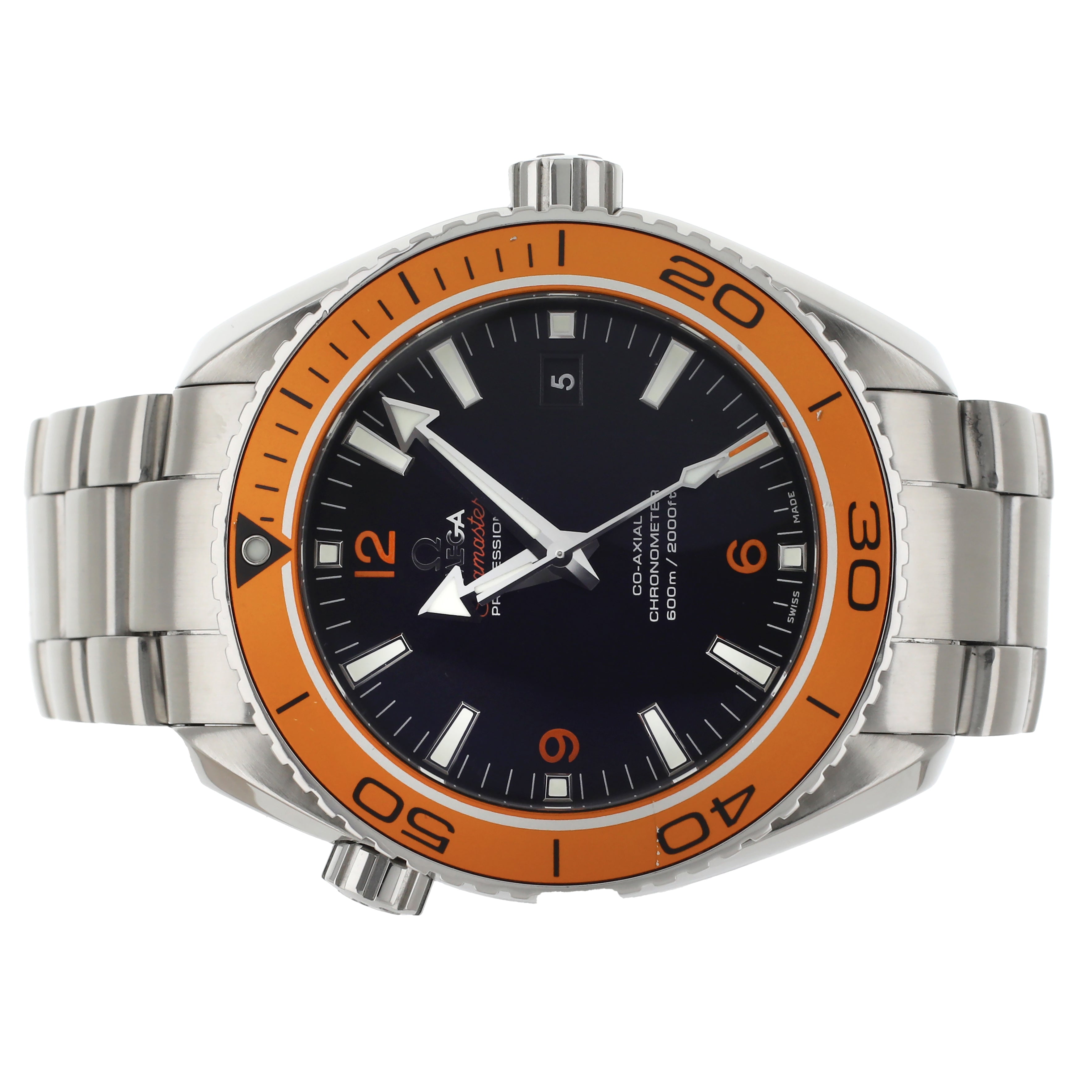 Omega Seamaster Planet Ocean Black Dial Orange Bezel 44mm 232.30.42.21.01.0022