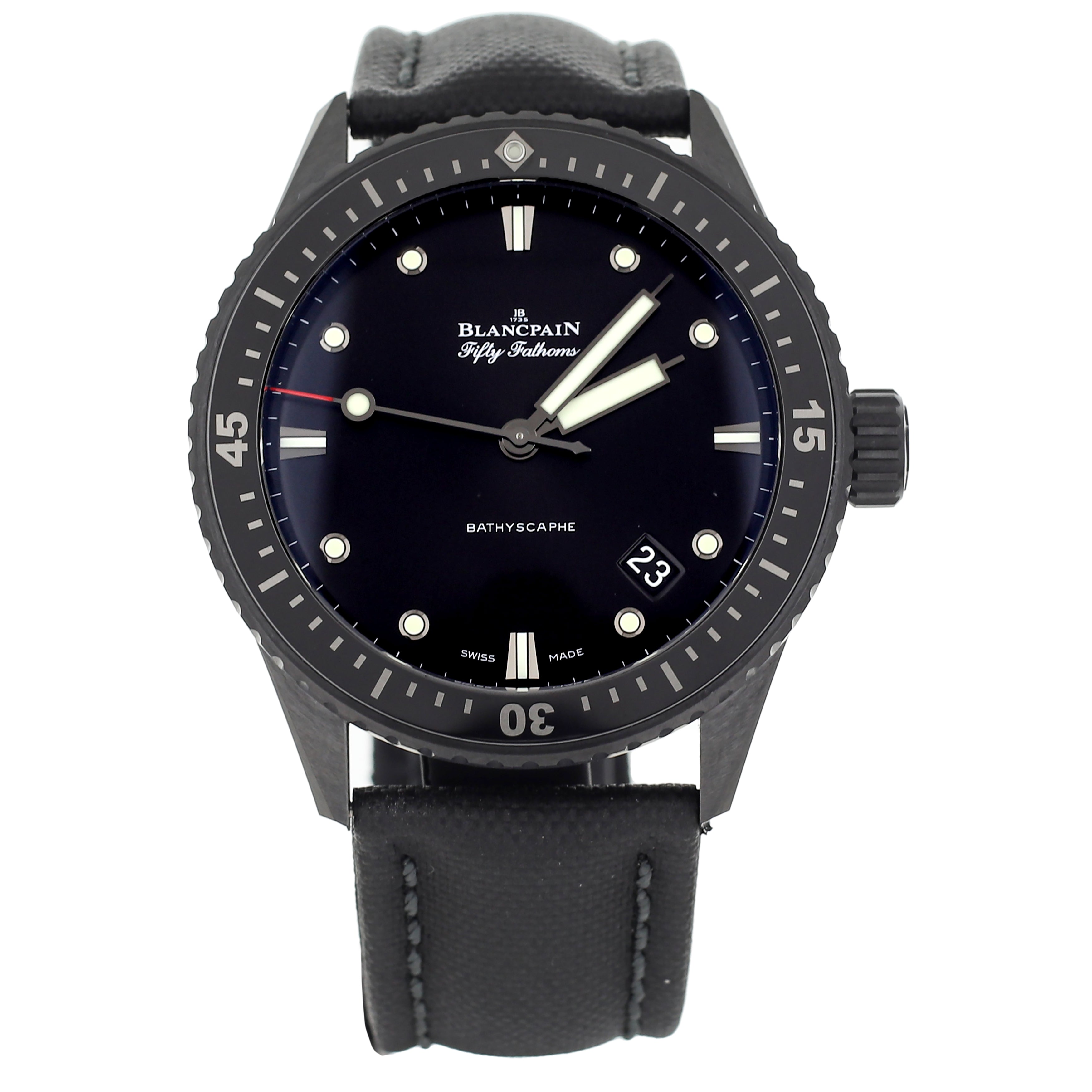 Blancpain Fifty Fathoms Black Dial Black Ceramic 43.6MM 5000 0130 B52A