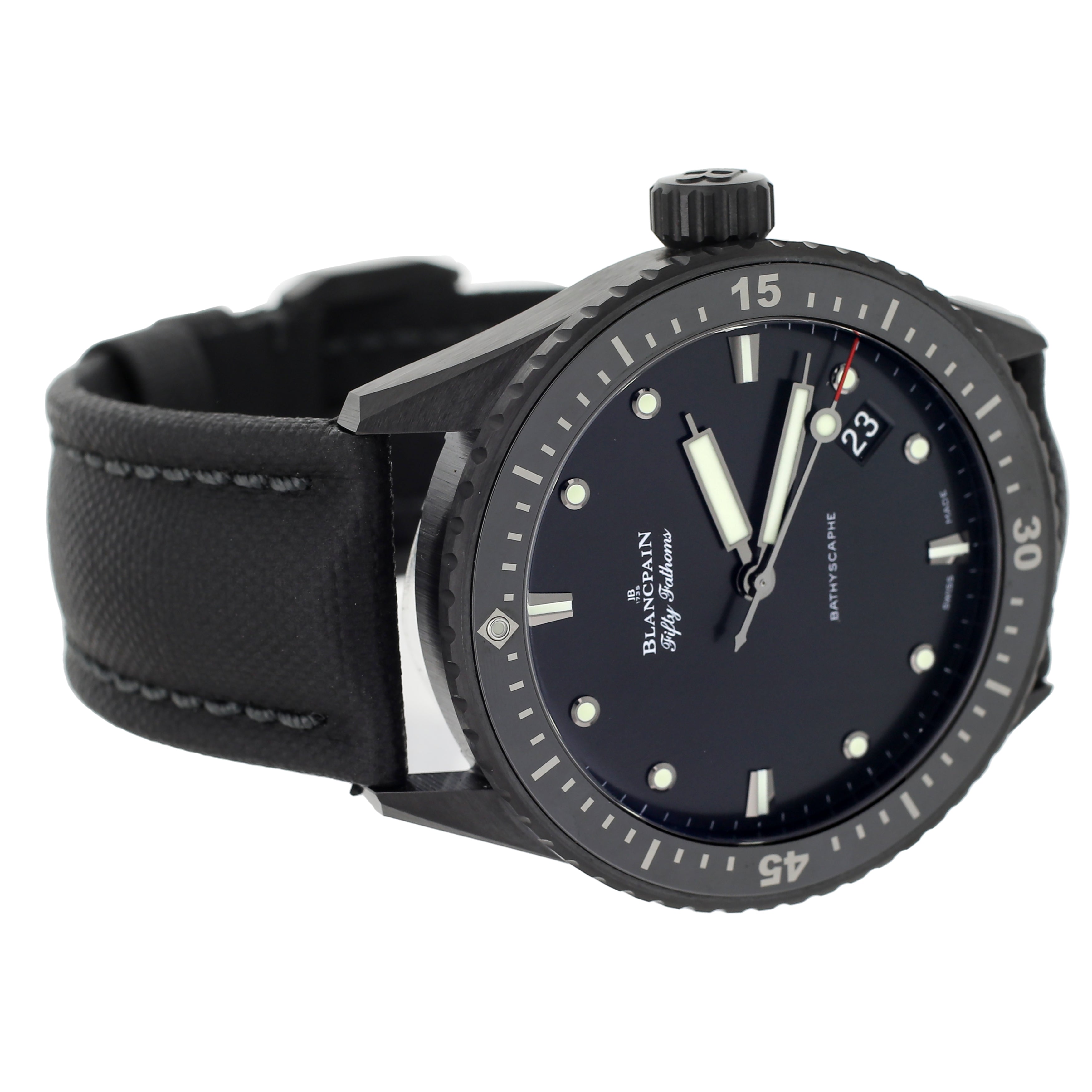 Blancpain fifty fathoms store ceramic