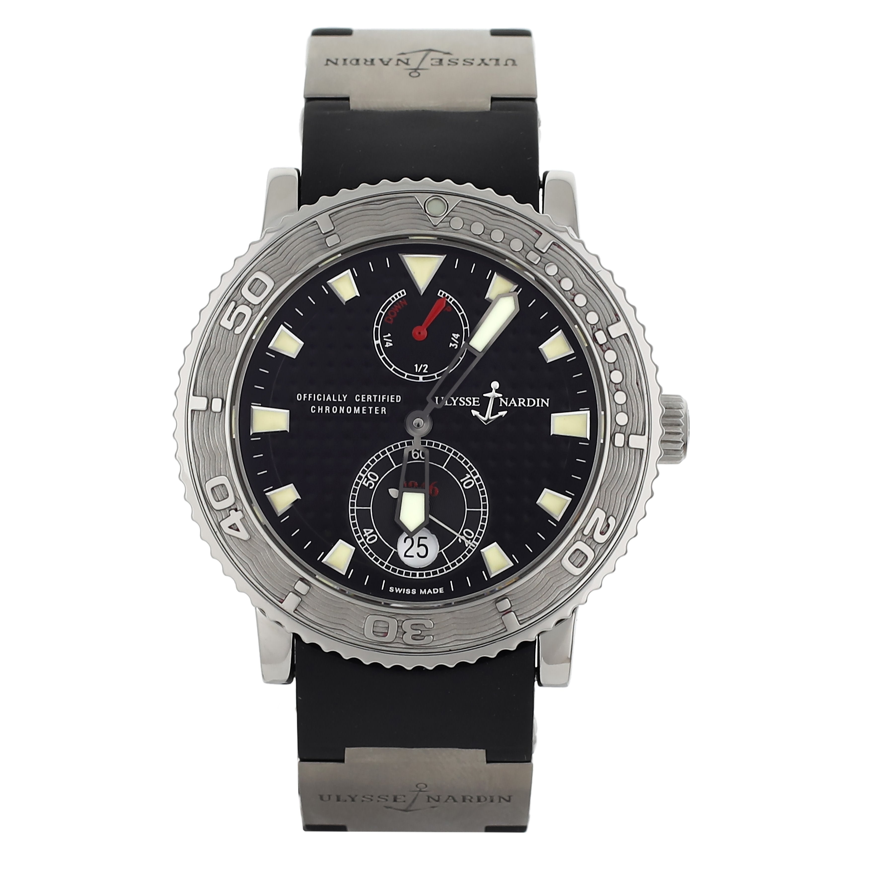 Ulysse Nardin Marine Diver Chronometer Black Dial Steel 40MM 263 55