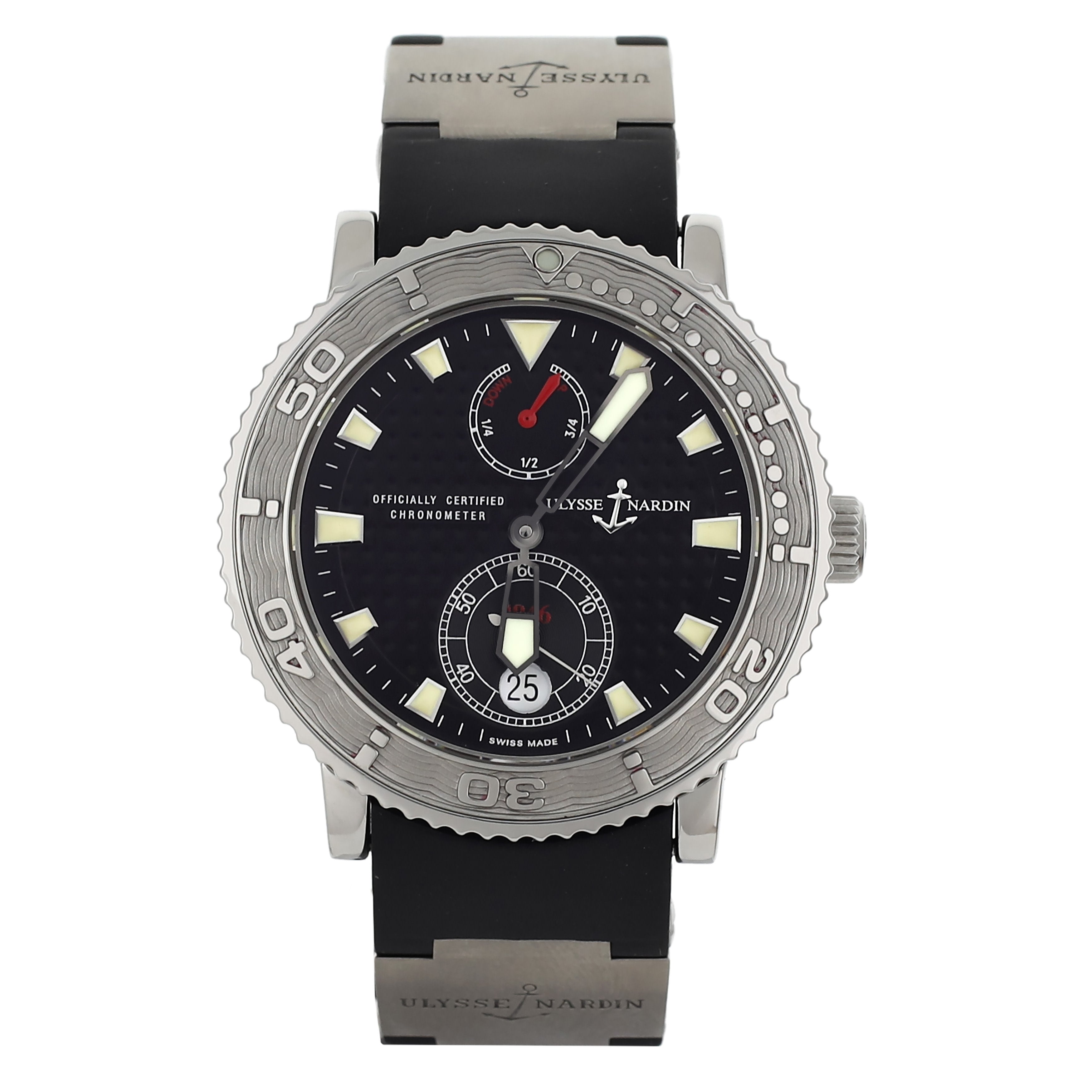 Ulysse Nardin Marine Diver Chronometer Black Dial Steel  40MM 263-55