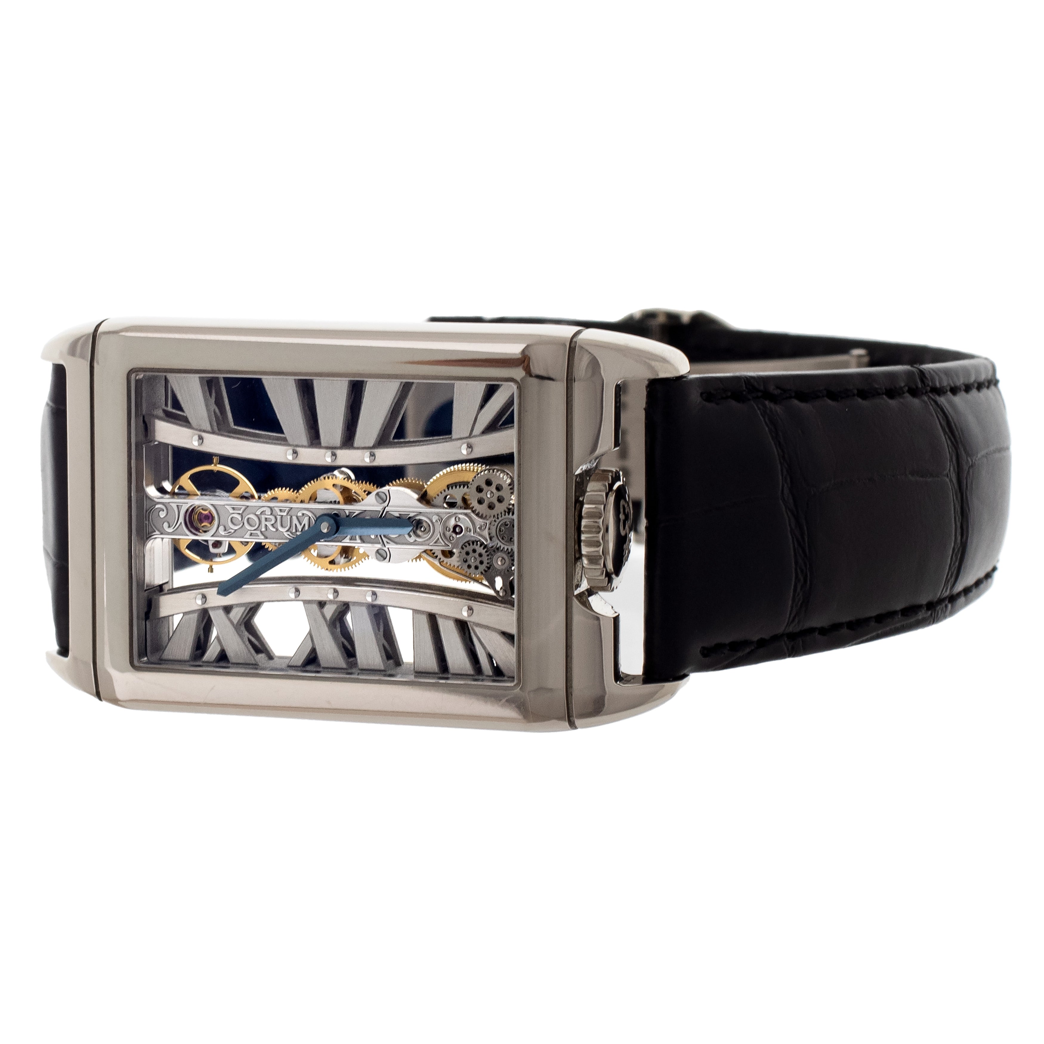 Corum Golden Bridge Skeleton White Gold Manual 113.050.59 0F01 MX59G Full Set