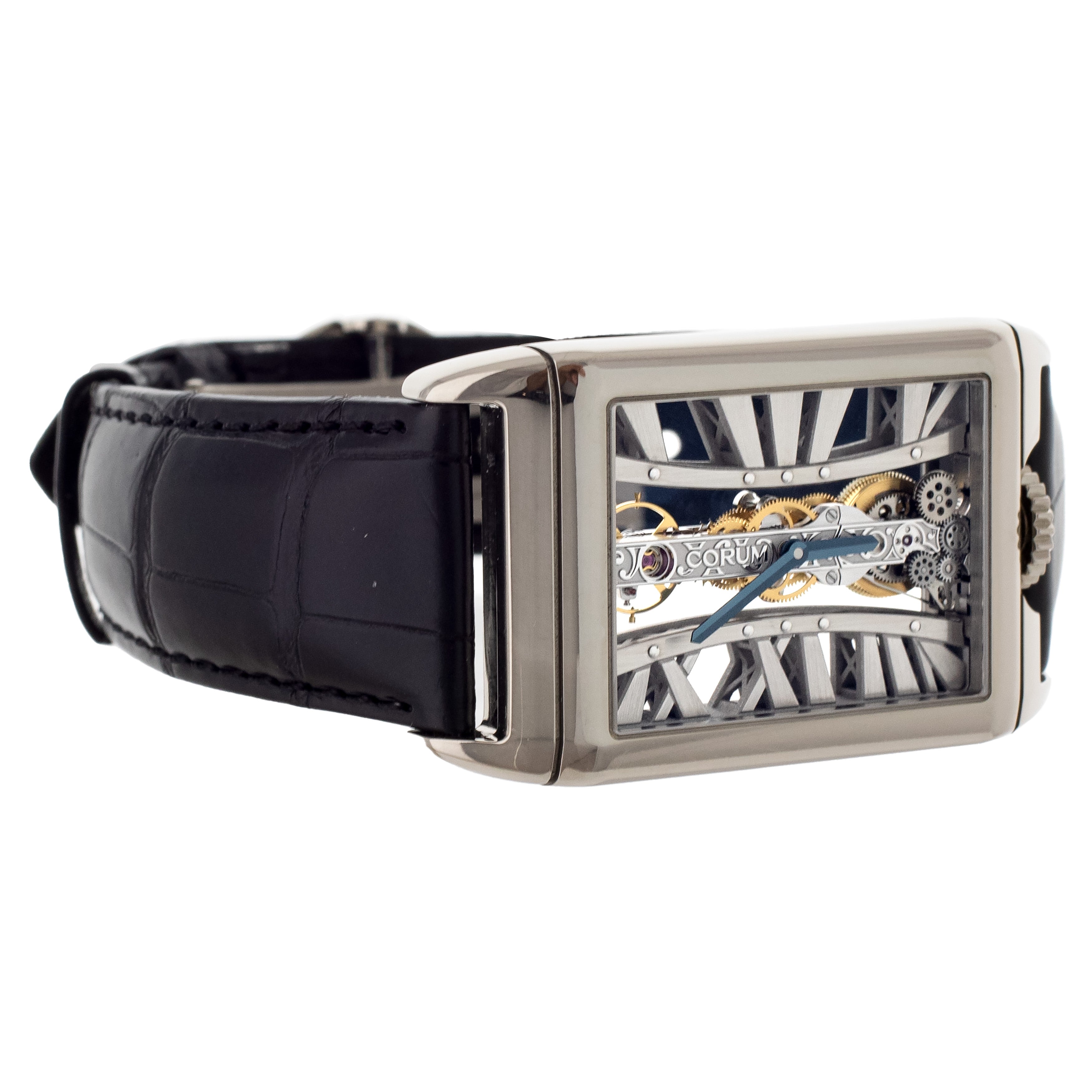 Corum Golden Bridge Skeleton White Gold Manual 113.050.59 0F01 MX59G Full Set