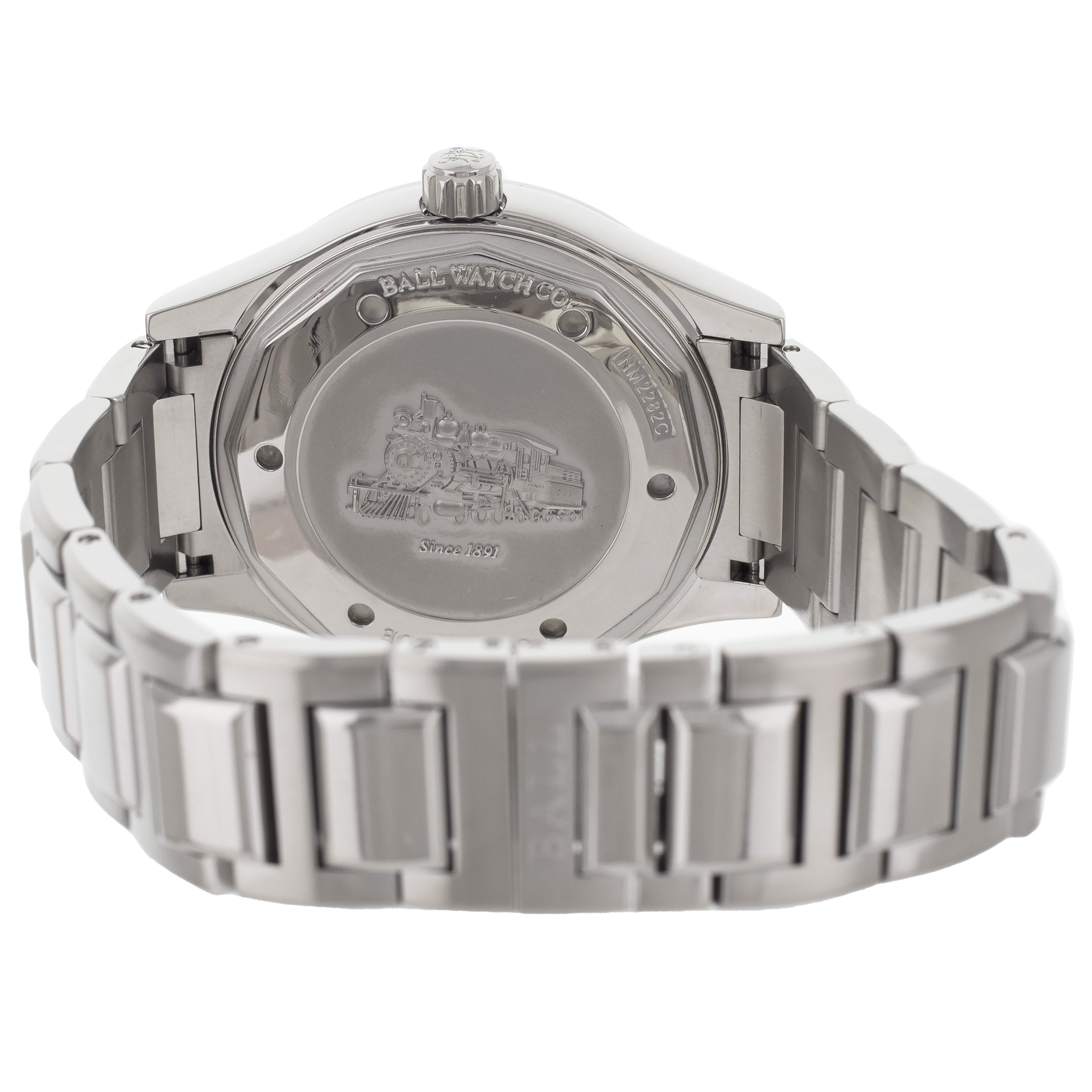 Premium 5-Row Engineer Beadblasted or Part-Mirror Steel Watch Bracelet  20-22-24mm – Localtime Watches, Straps & Accessories