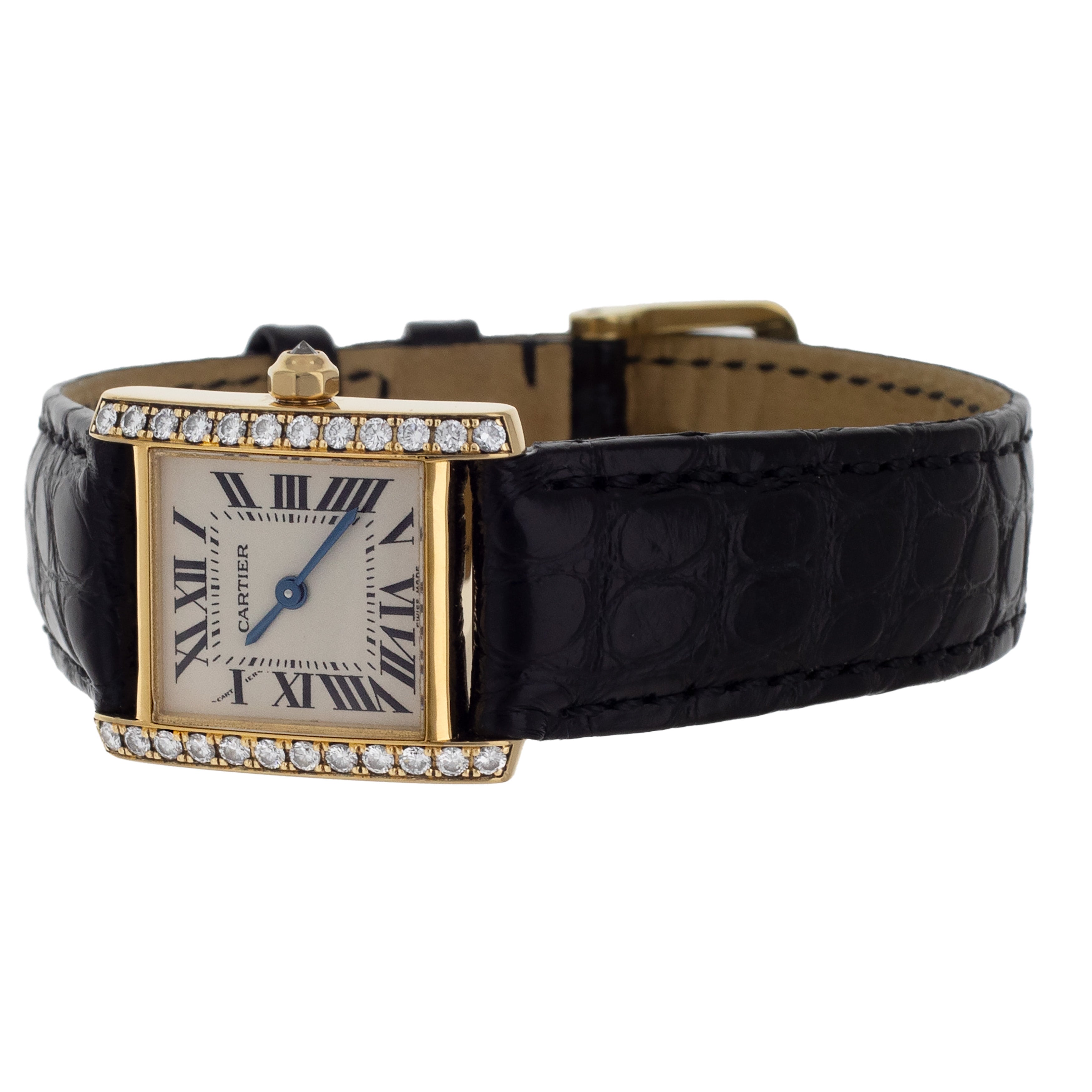 Cartier tank francaise diamond hotsell