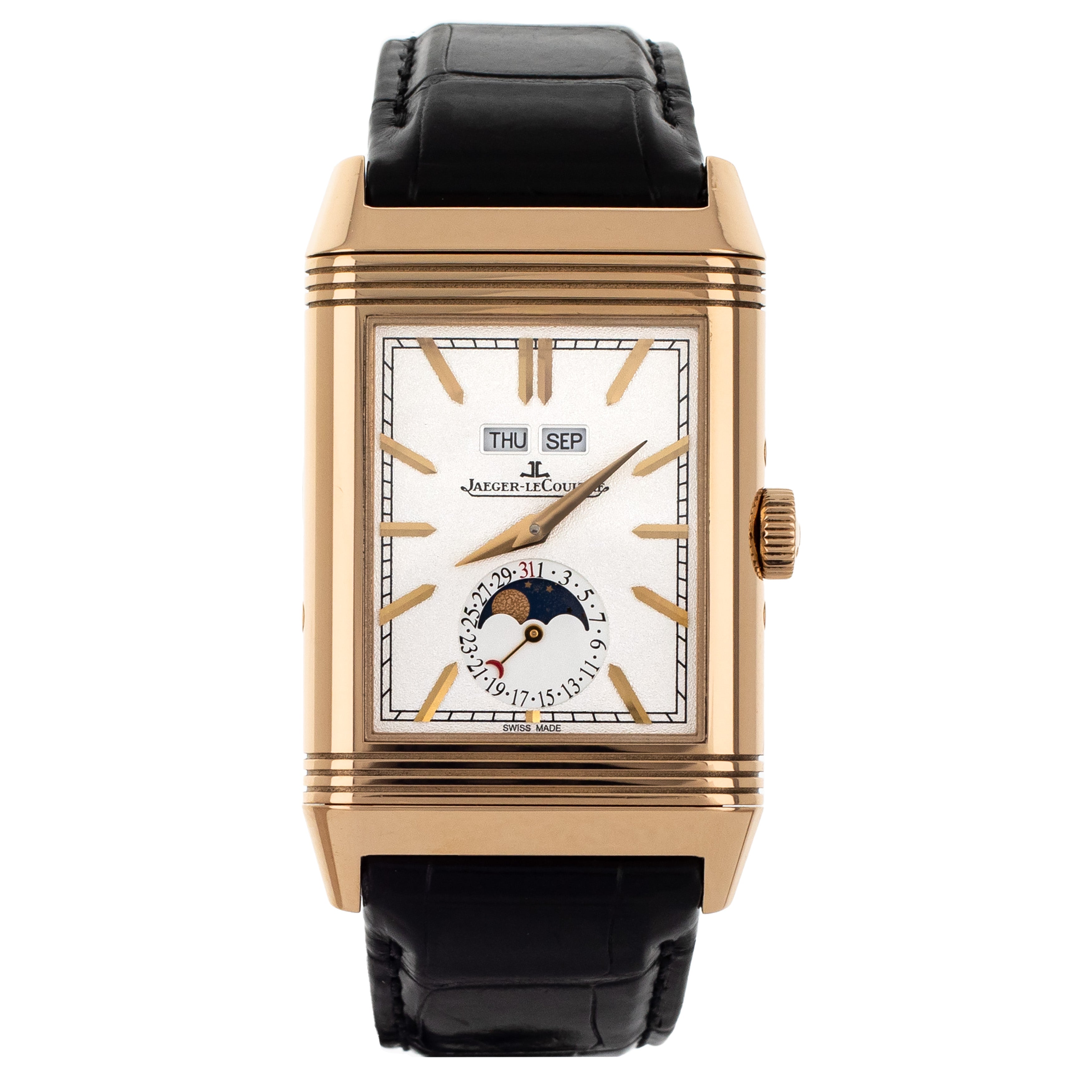 Jaeger LeCoultre Reverso Duoface Rose Gold Manual 49.7x29.9mm Q3912420