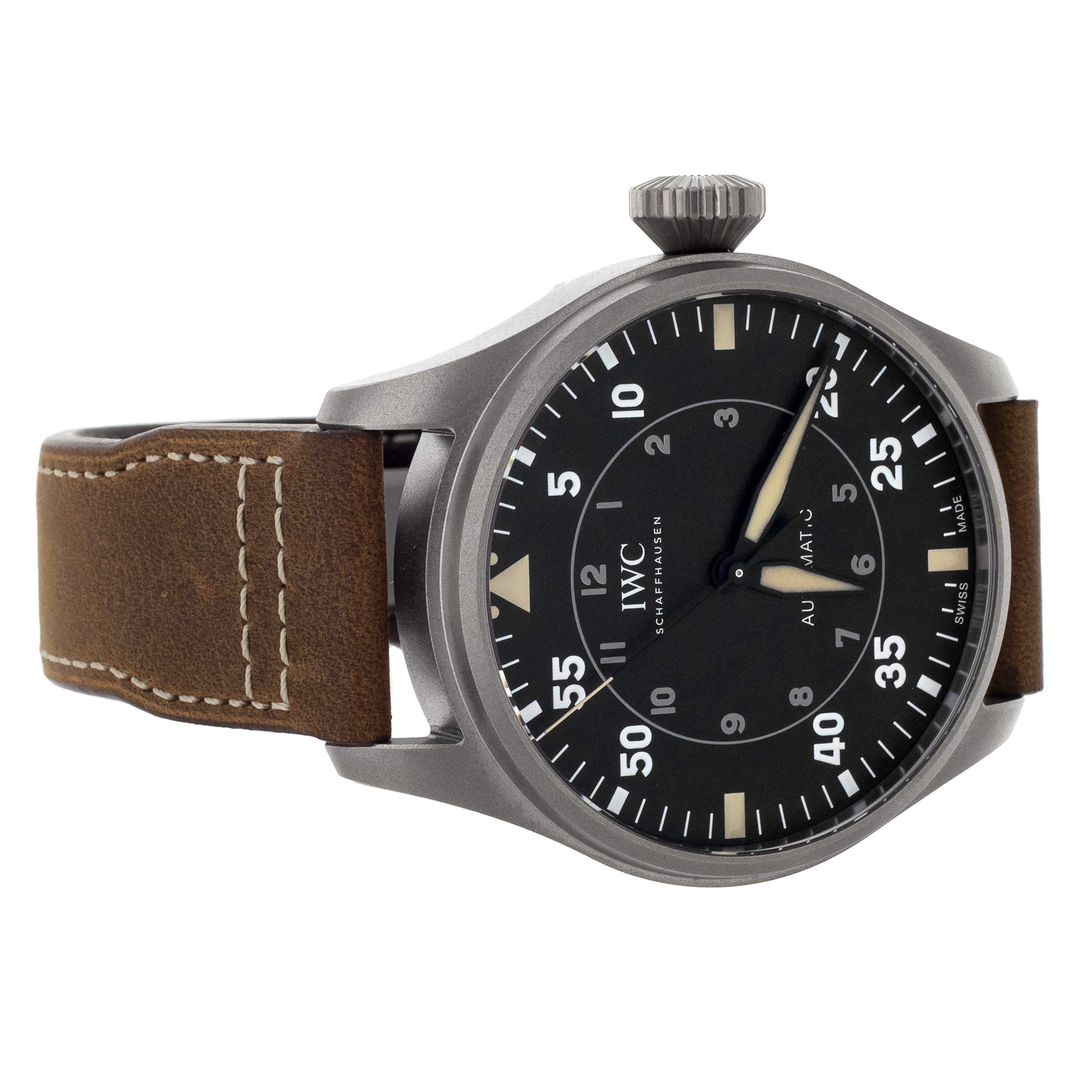 IWC Big Pilot's Watch Spitfire Black Dial Titanium 43mm IW329701 Full Set