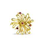 Abstract Flower With Rubies
