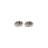 Silver Hand Engraved Antique Watch Movement Cufflinks