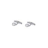 Silver Hand Engraved Antique Watch Movement Cufflinks