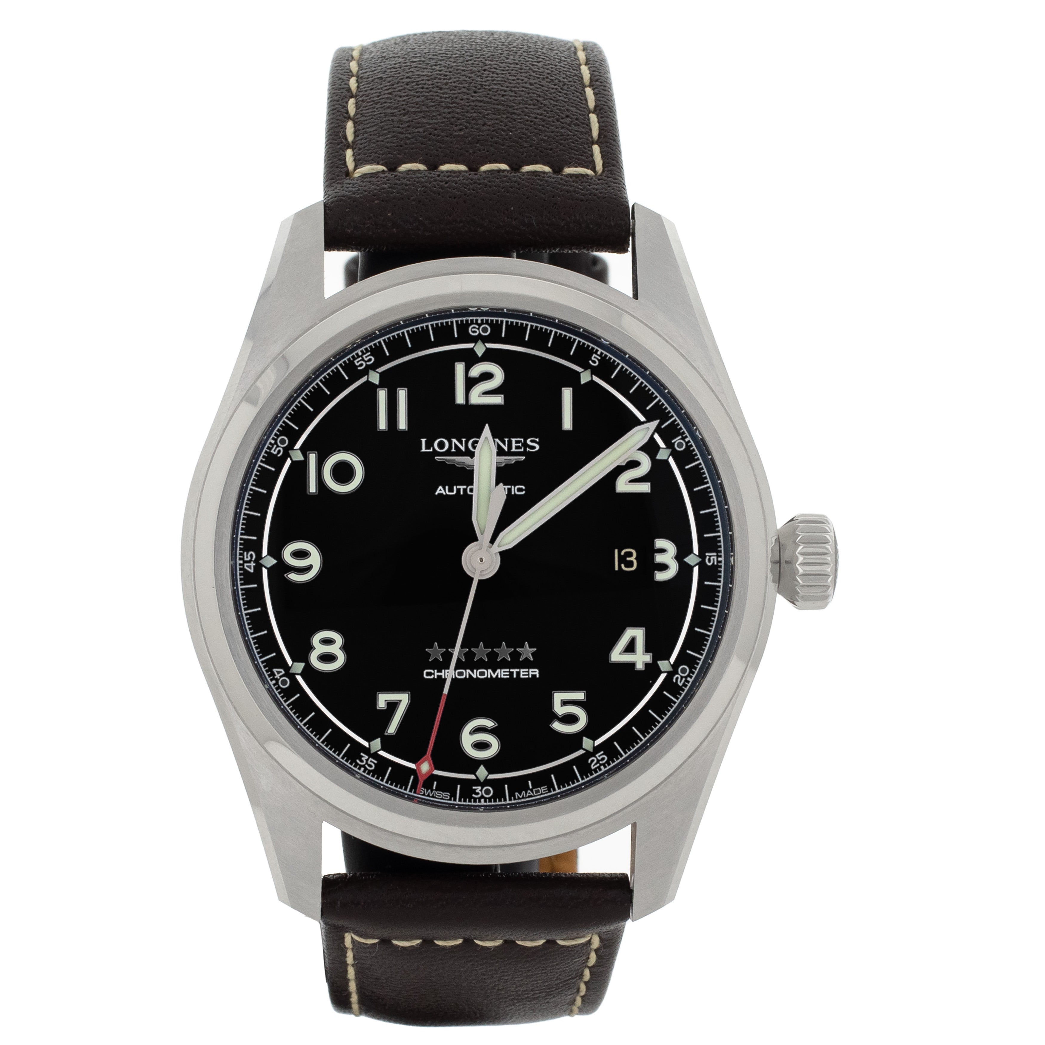 Longines black hot sale