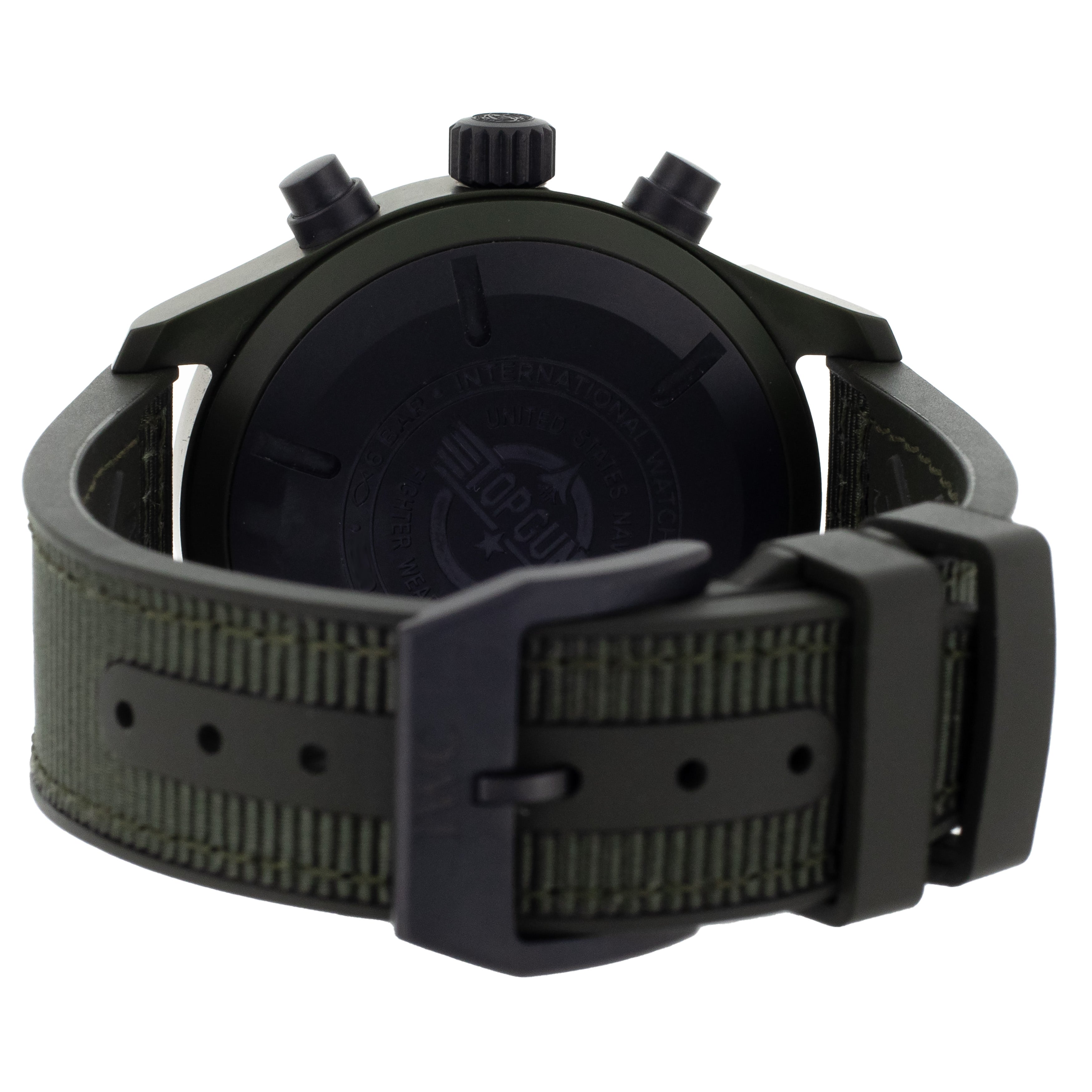 IWC Pilot's Watch Chronograph Top Gun Woodlands Green 44mm IW389106 Full Set