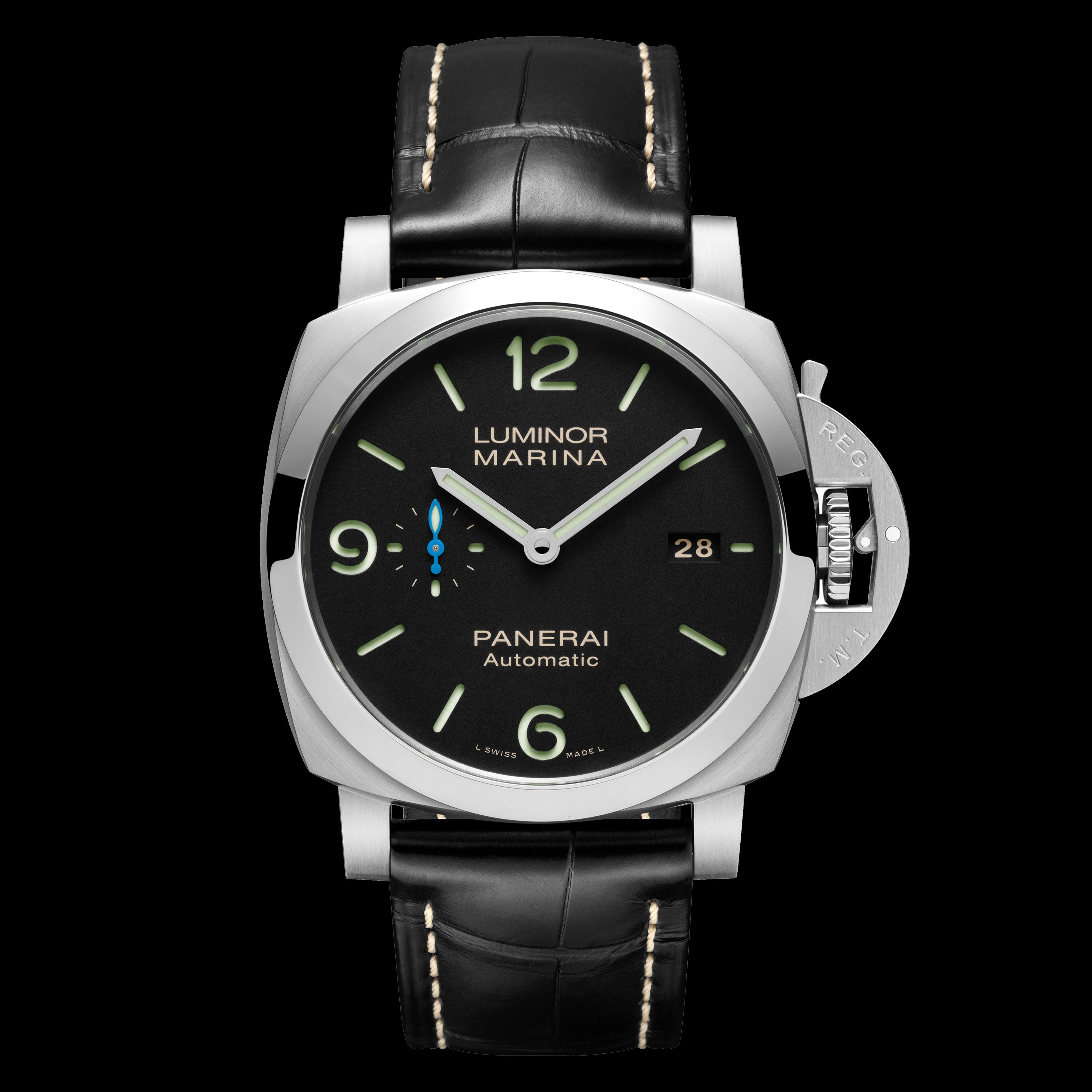 Panerai Luminor Marina Watch, 44mm Black Dial, PAM01312