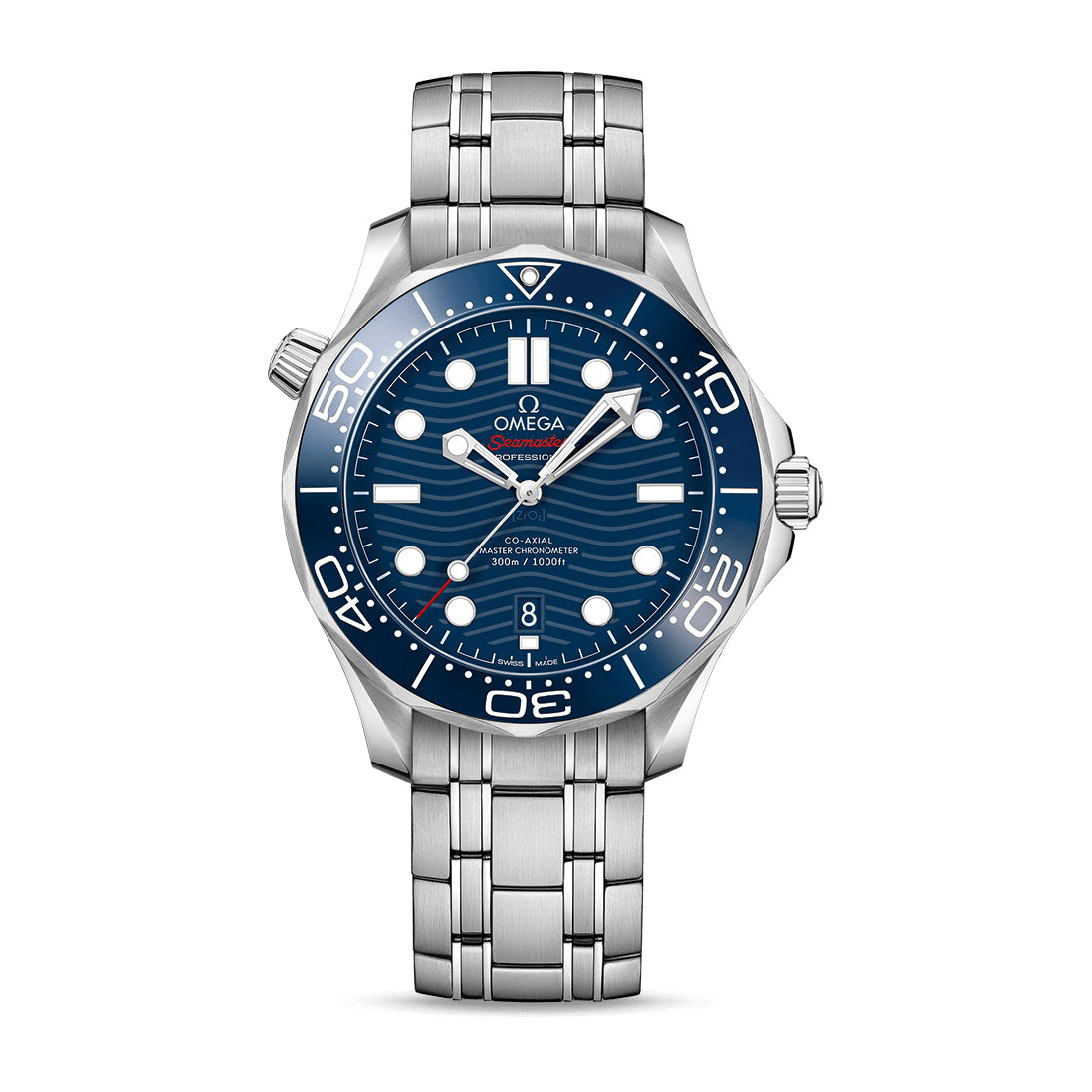 Omega Seamaster Diver 300M Co-Axial Master Chronometer Watch, 42mm Blue Dial, 210.30.42.20.03.001