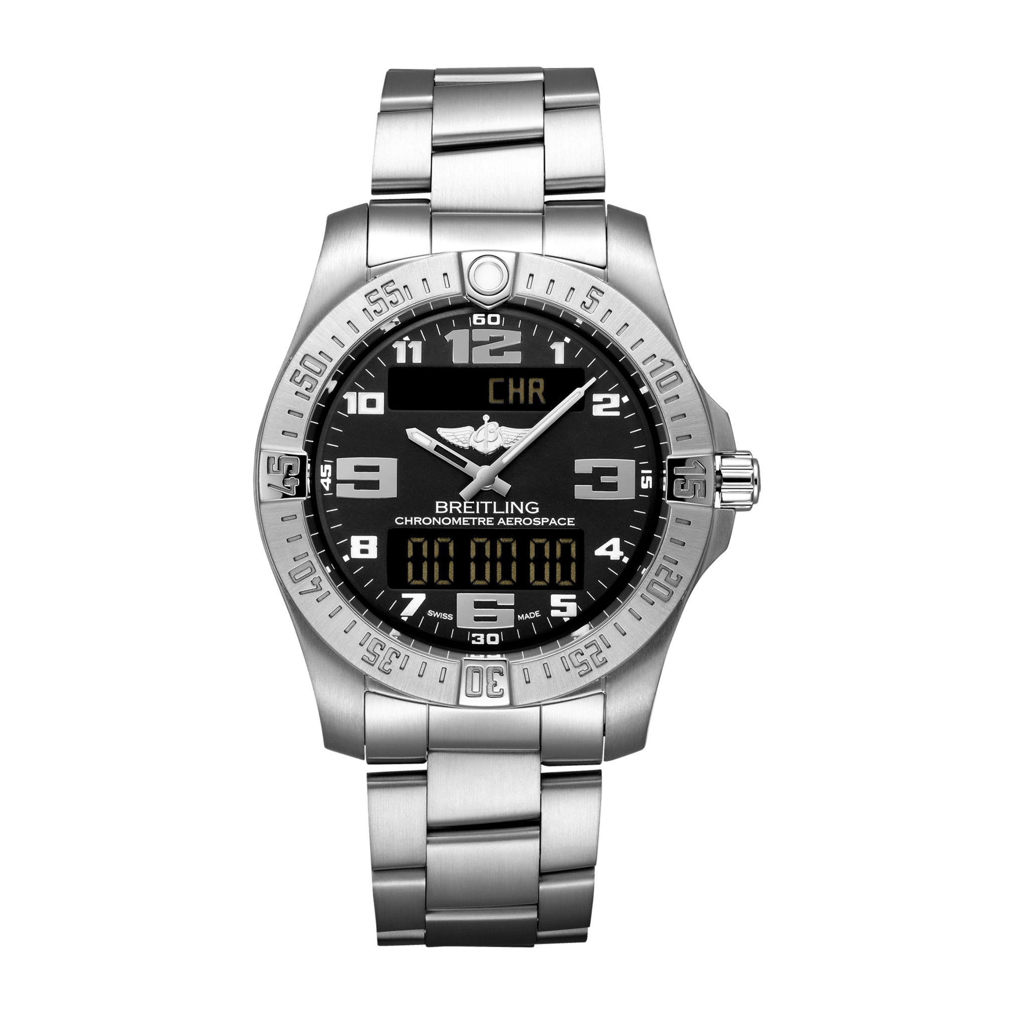 Breitling Aerospace Evo Watch, 43mm Black Dial, E79363101B1E1