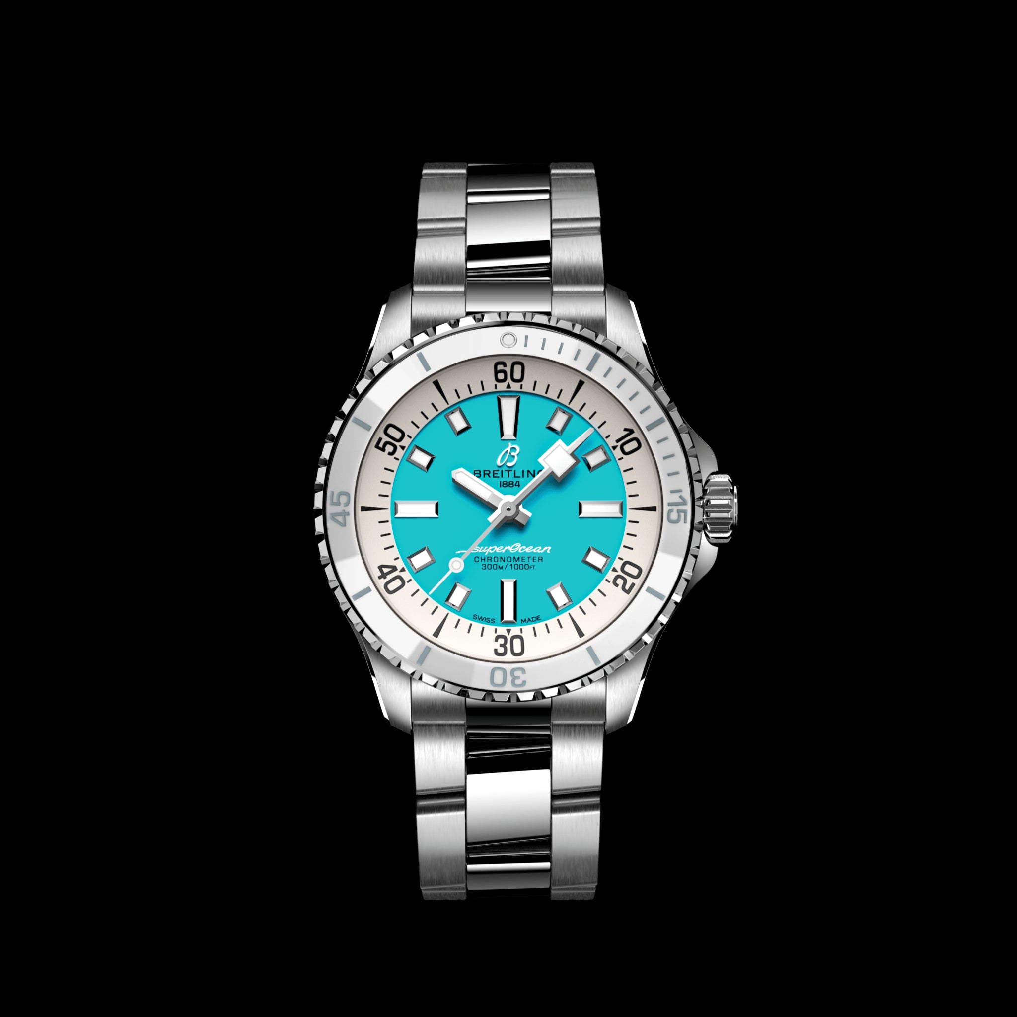 Breitling Superocean Automatic Watch, 36mm Blue Dial, A17377211C1A1