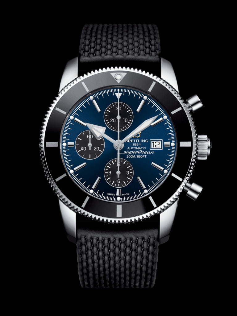 Breitling Superocean Heritage Chronograph Watch, 46mm Blue Dial, A13312121C1S1