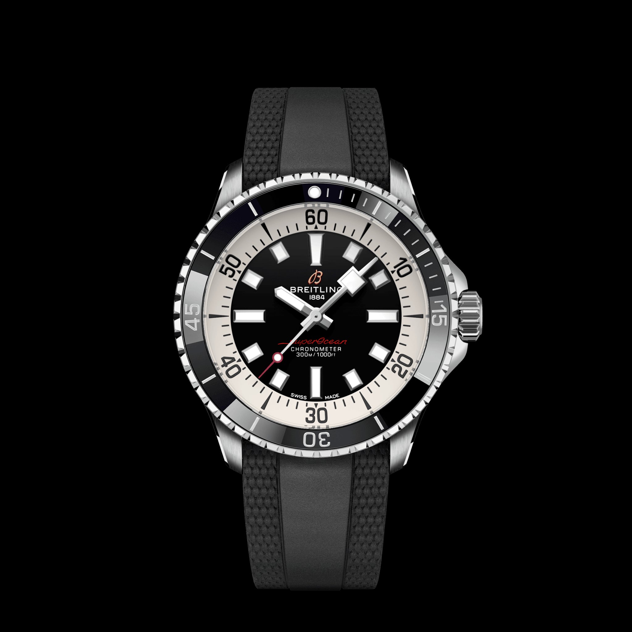 Breitling Superocean Automatic Watch, 42mm Black Dial, A17375211B1S1
