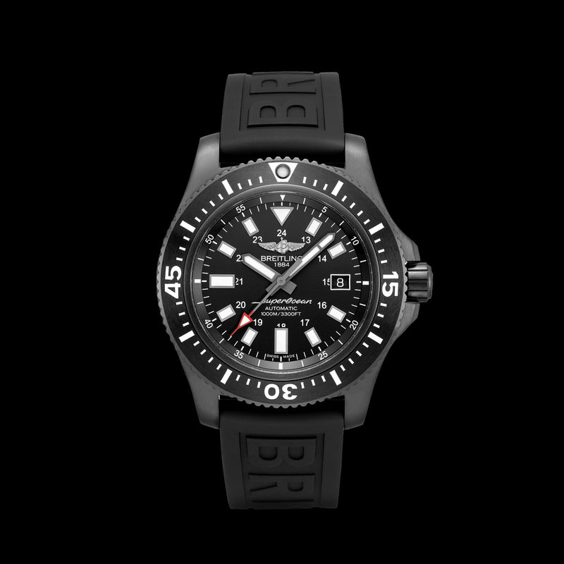 Breitling Superocean Special Watch, 44mm Black Dial, M17393131B1S1