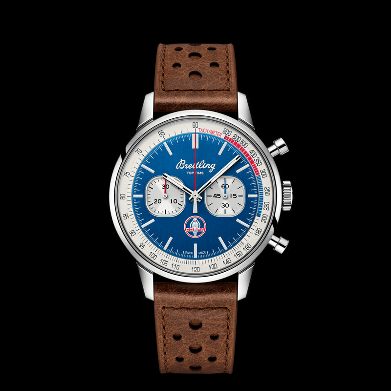 Breitling Top Time Shelby Cobra Watch, 40mm Blue Dial, A41315A71C1X2