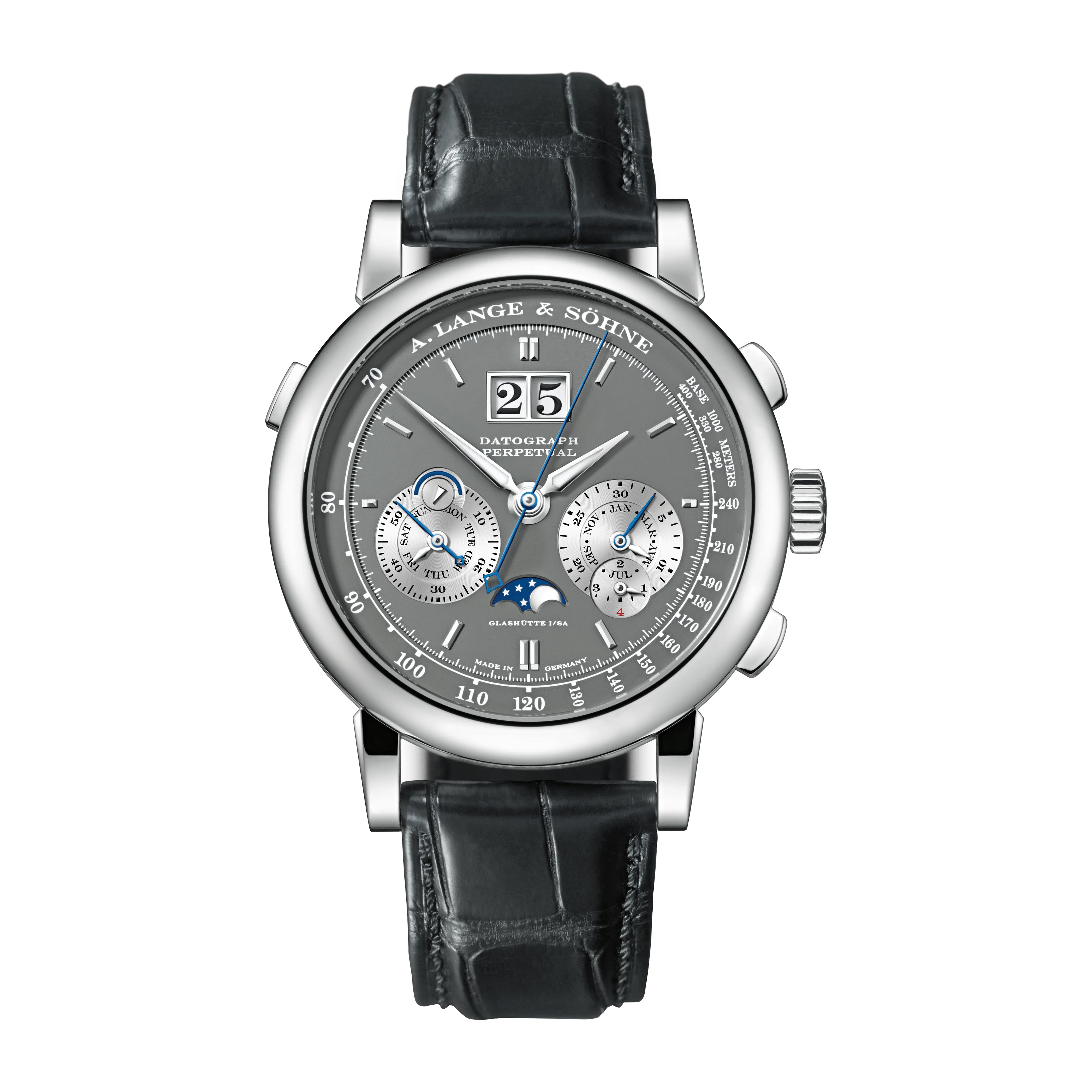 A.Lange & Sohne Datograph Perpetual Watch, 41mm Grey Dial, 410.038