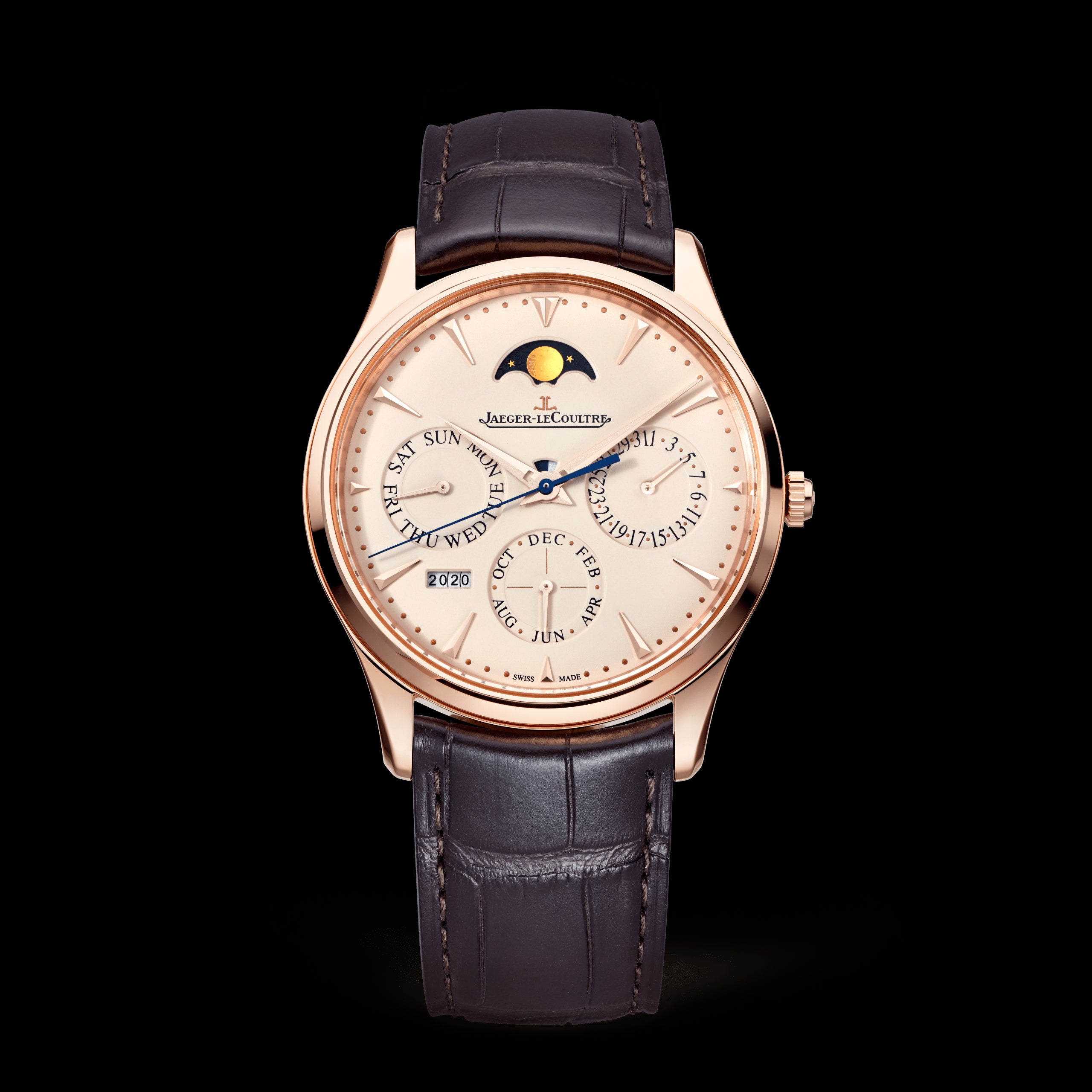 Jaeger LeCoultre Master Ultra Thin Perpetual Calendar Watch 39mm Beig