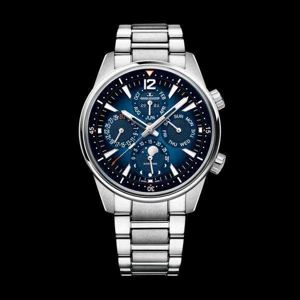 Jaeger-LeCoultre Polaris Perpetual Calendar Watch, 42mm Blue Dial, Q9088180