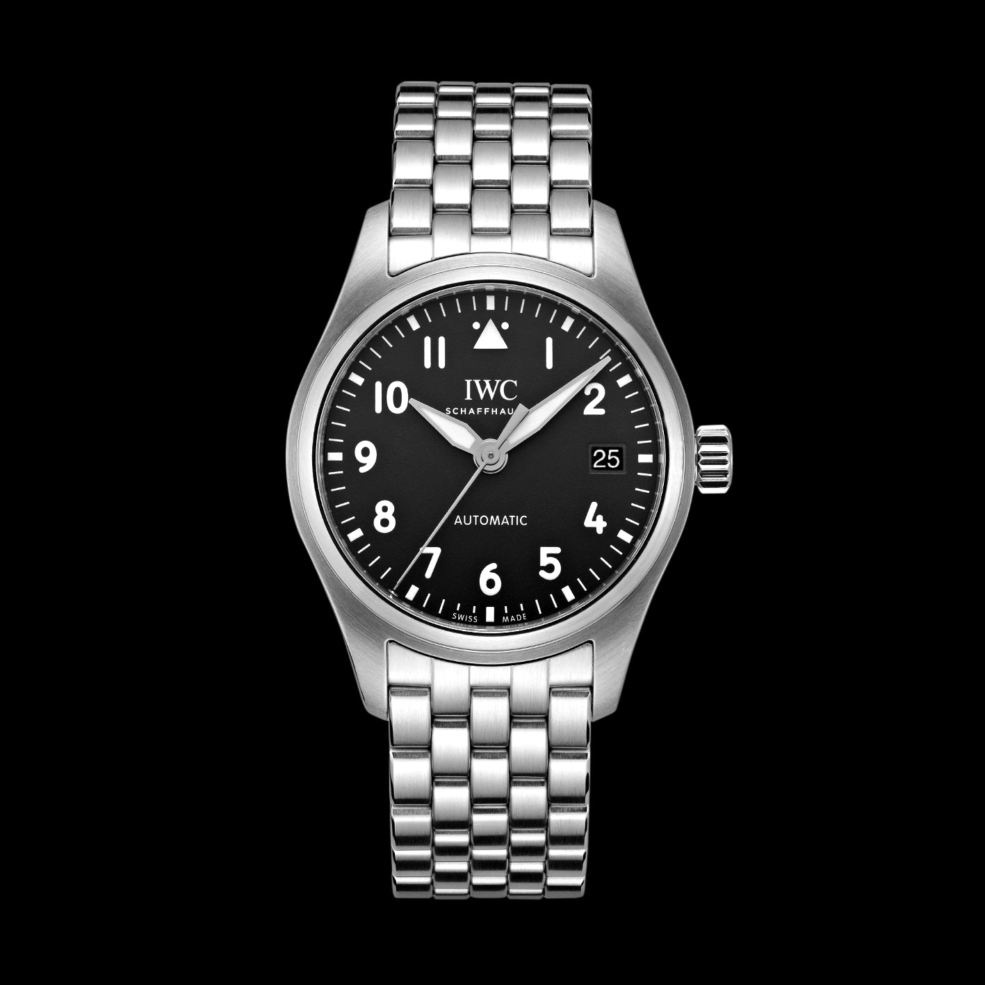 IWC Pilot S Watch Automatic 36 Watch 36mm Black Dial IW324010