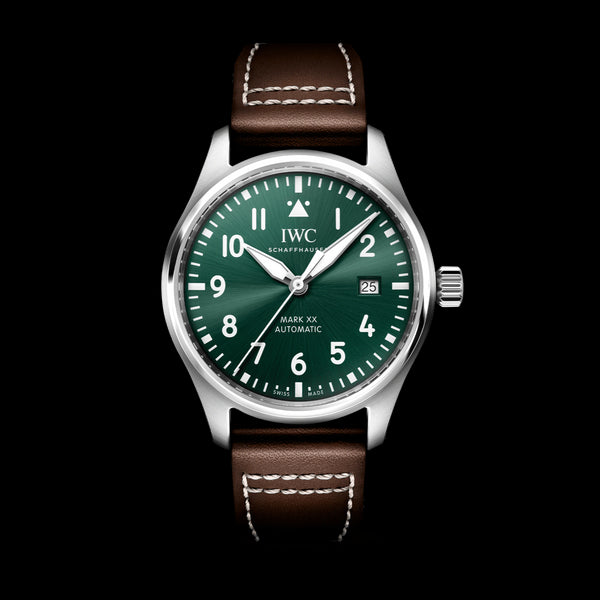 IWC Pilot'S Watch Mark Xx Watch, 40mm Green Dial, IW328205