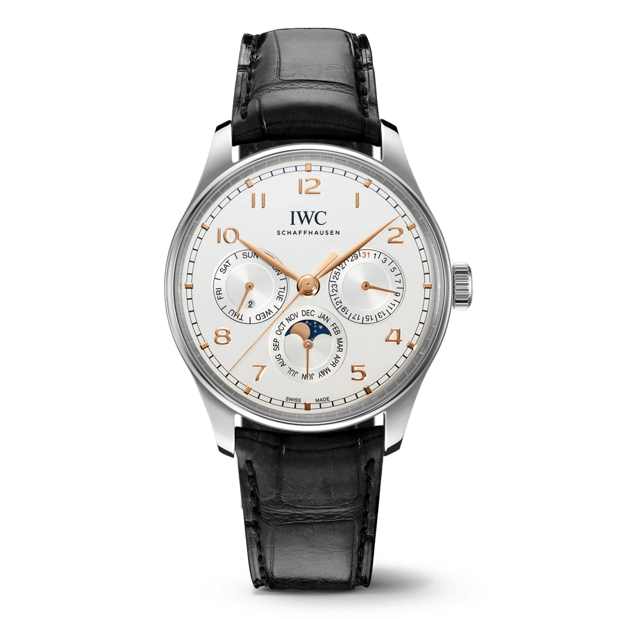 IWC Portugieser Perpetual Calendar 42 Watch, 42.4mm White Dial, IW344203