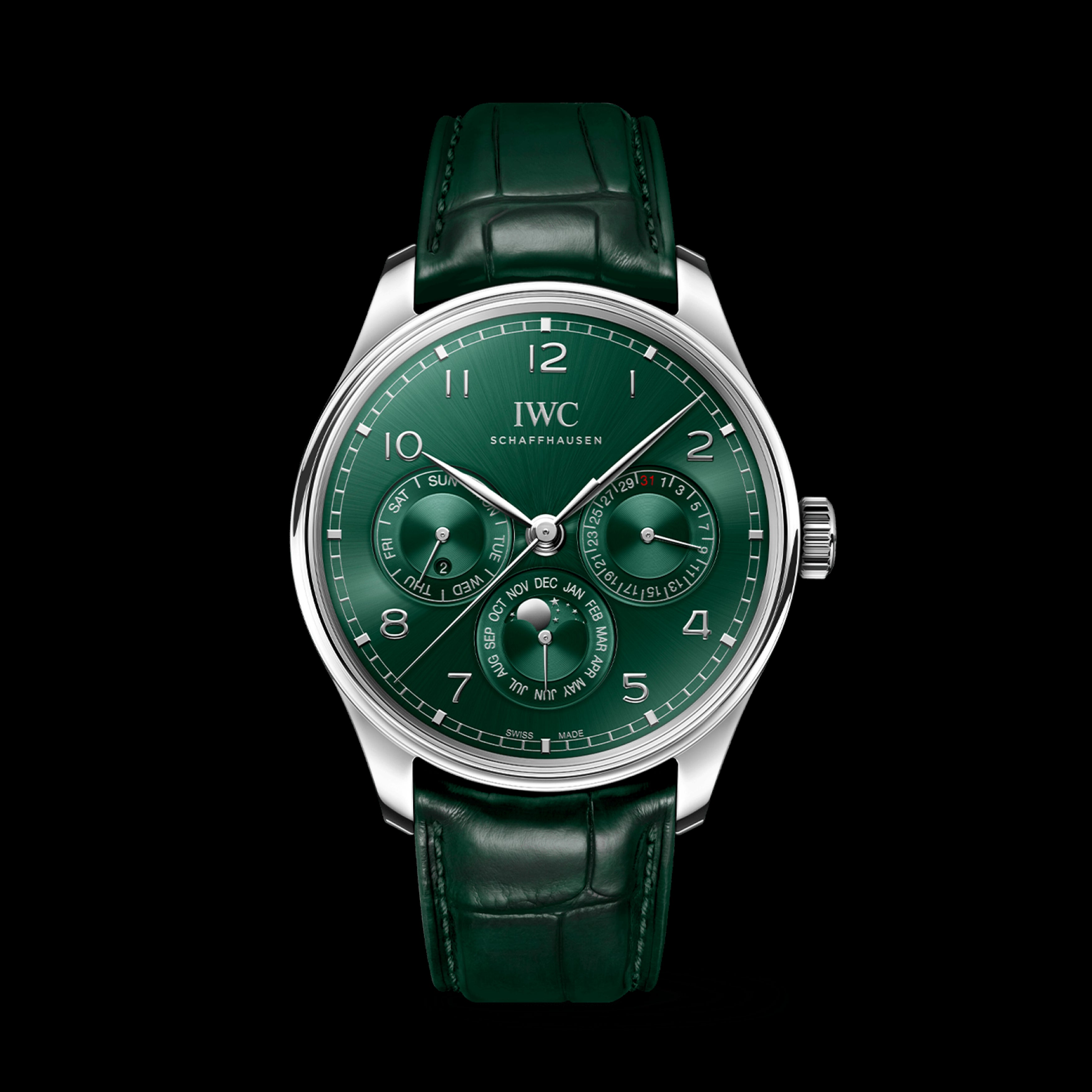IWC Portugieser Perpetual Calendar 42 Watch 42 4mm Green Dial IW3442 iwc-portugieser-perpetual-calendar-42-watch-42-4mm-green-dial-iw3442