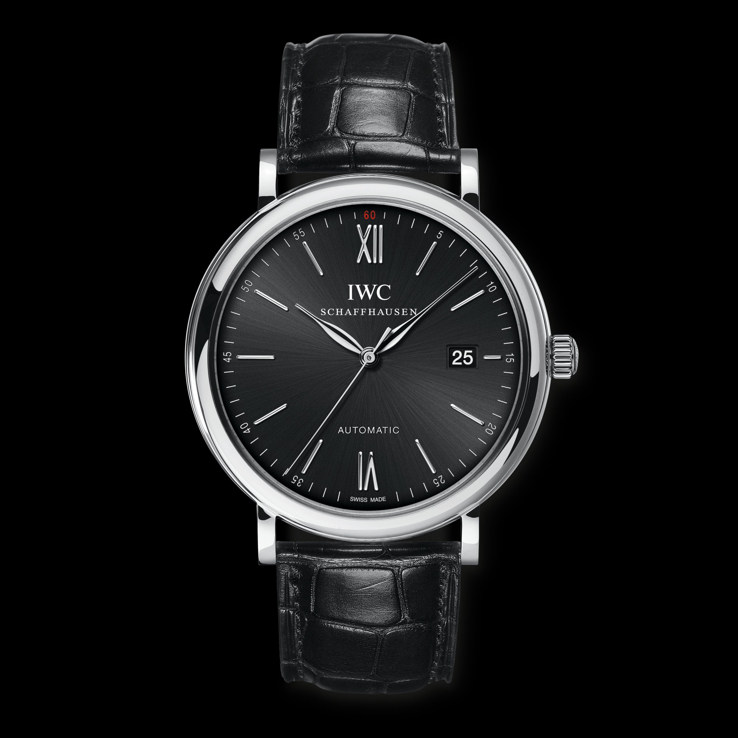 IWC Portofino Automatic Watch, 40mm Black Dial, IW356502