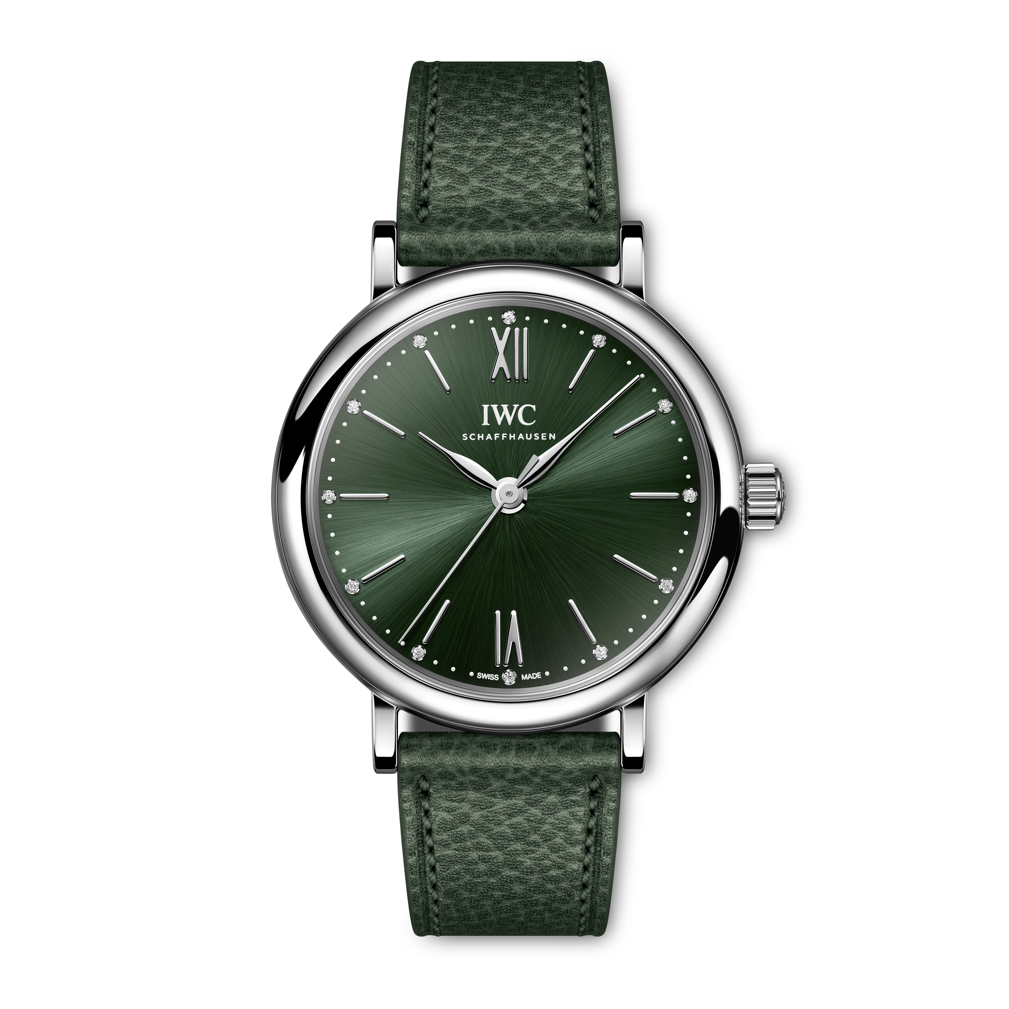 IWC Portofino Automatic 34 Watch, 34mm Green Dial, IW357412