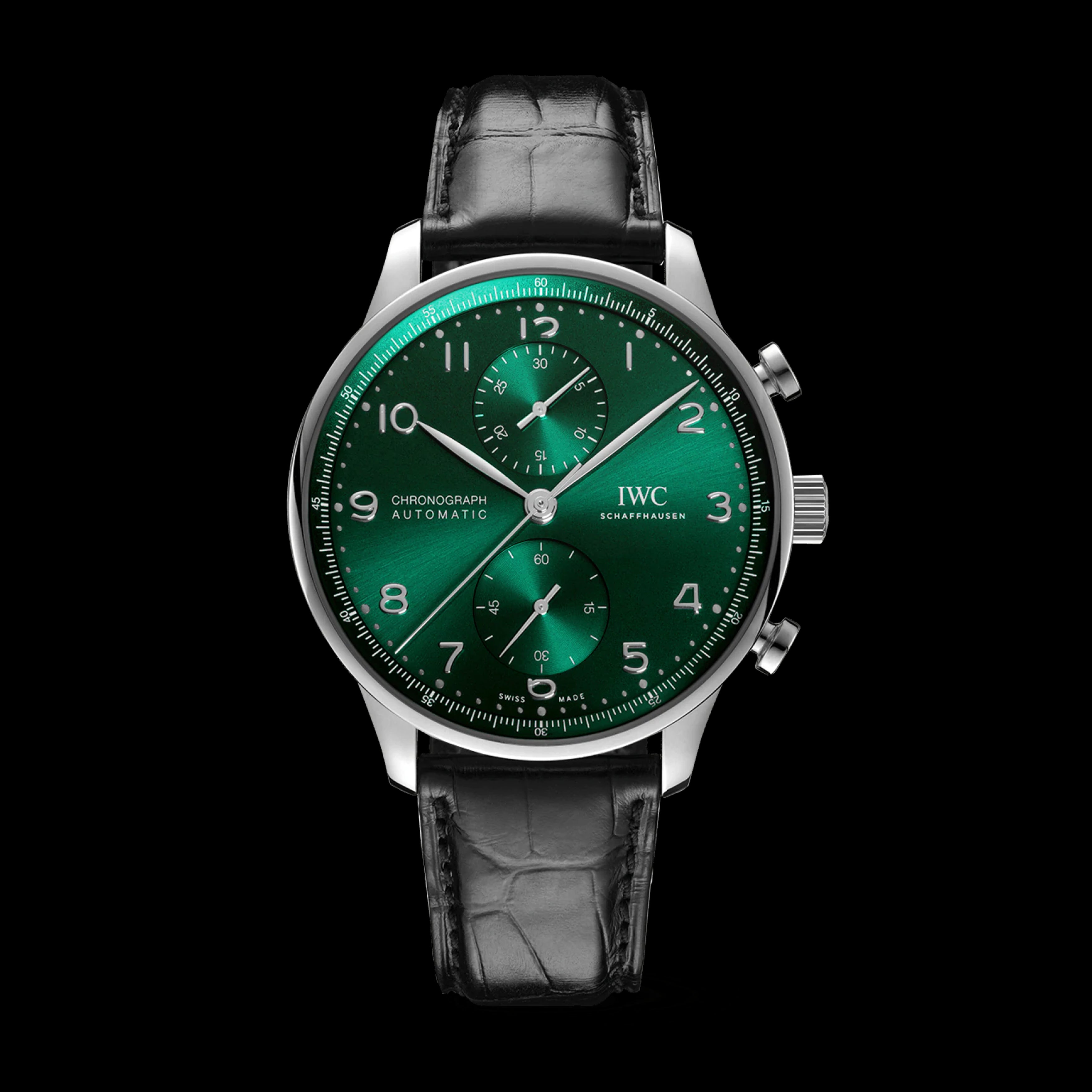 Iwc portugieser 2024 chronograph green