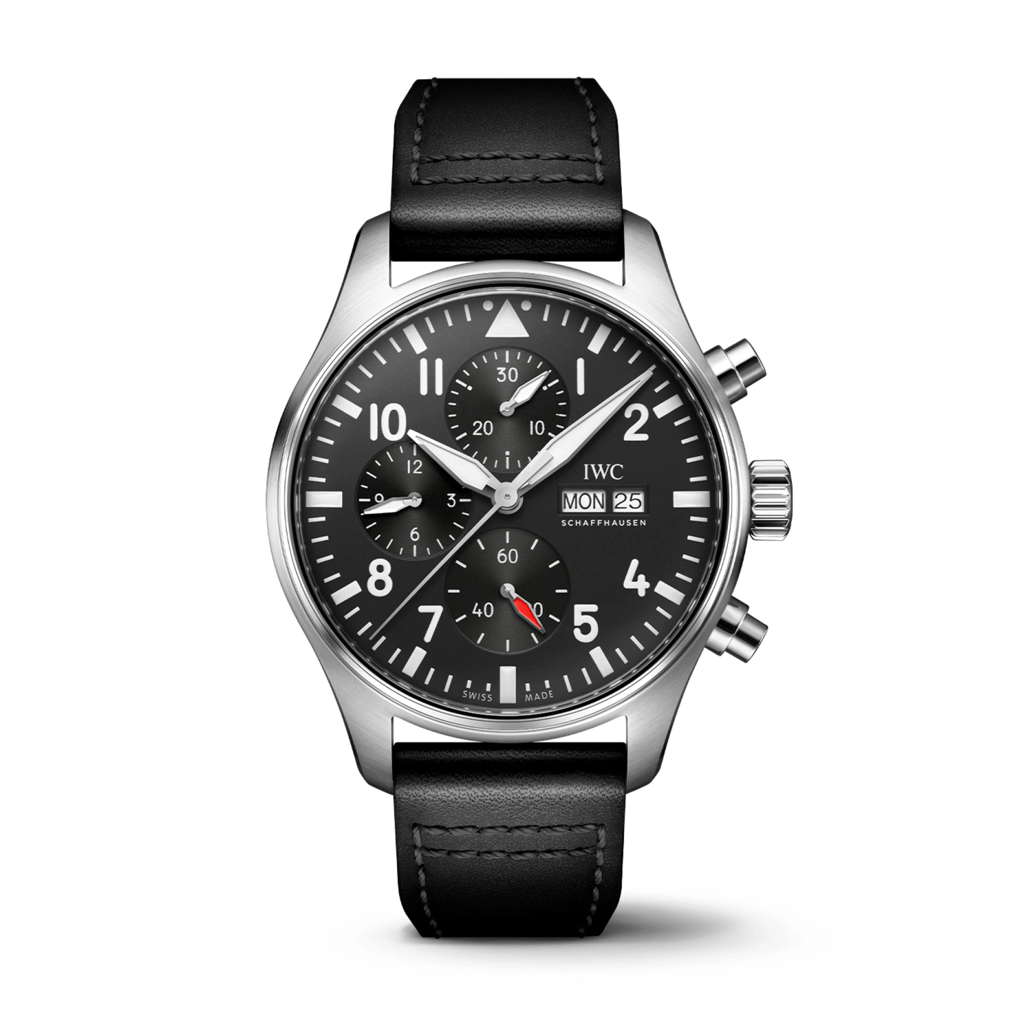 IWC Pilot'S Watch Chronograph Watch, 43mm Black Dial, IW378001