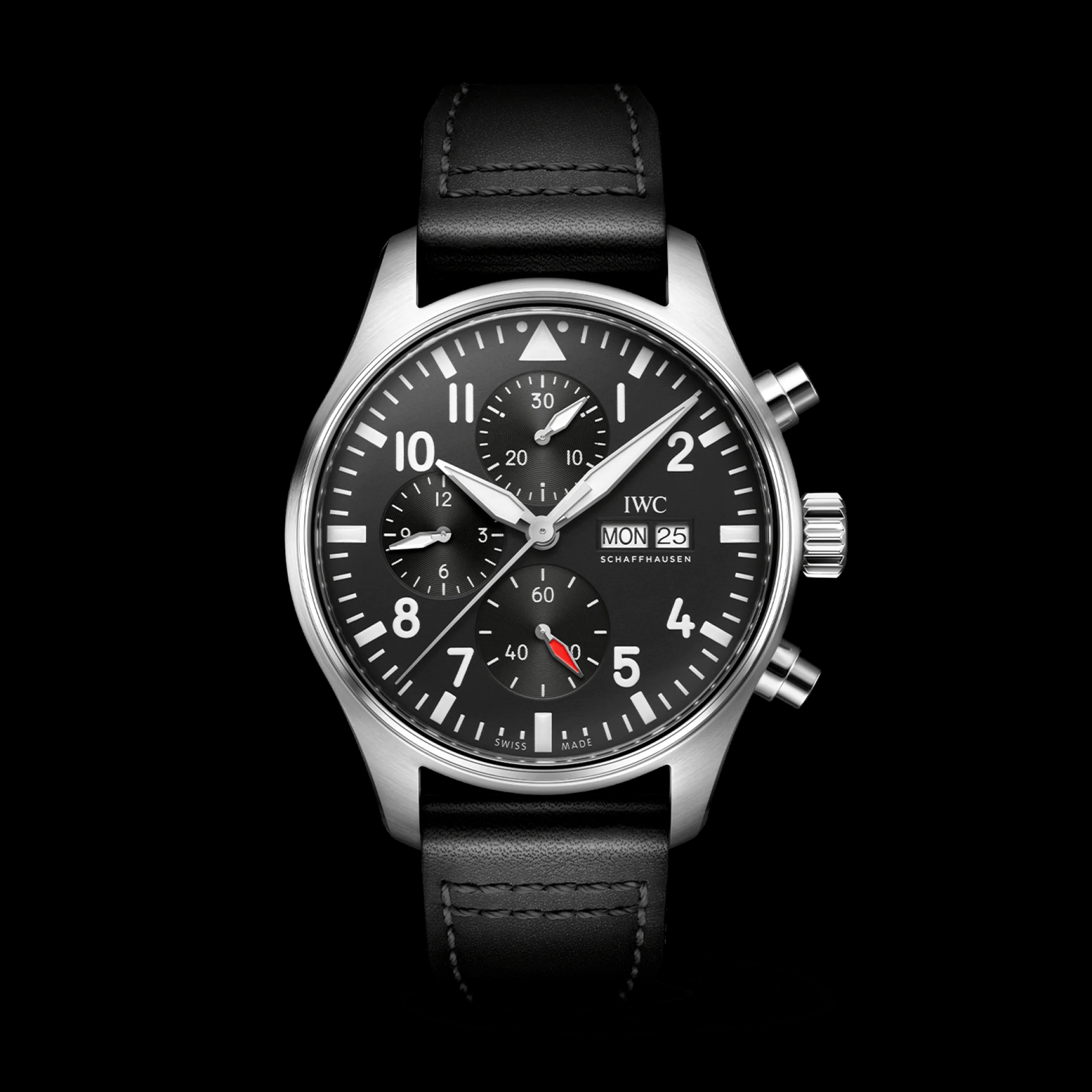 IWC Pilot'S Watch Chronograph Watch, 43mm Black Dial, IW378001