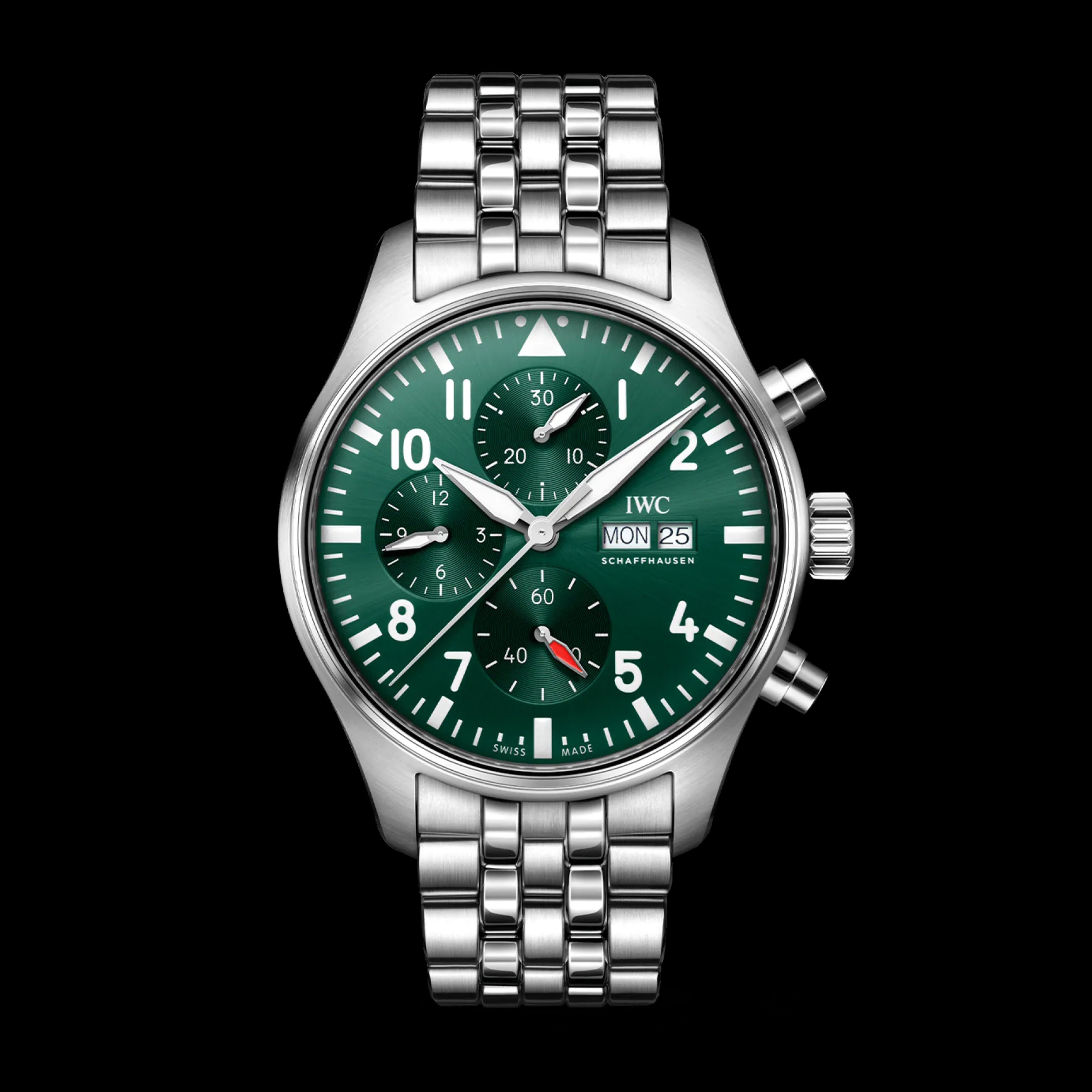 IWC Pilot'S Watch Chronograph Watch, 43mm Green Dial, IW378006