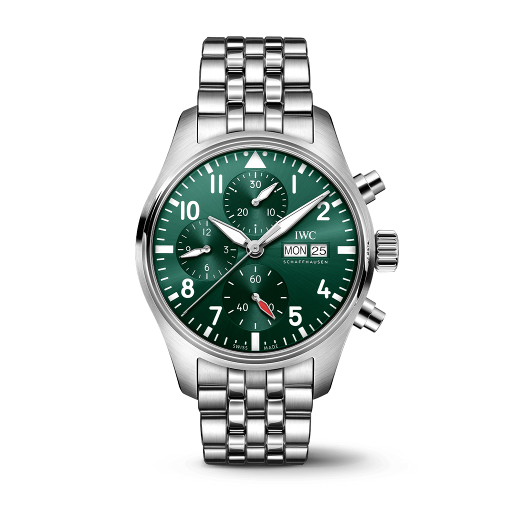 IWC Pilot'S Watch Chronograph 41 Watch, 41mm Green Dial, IW388104