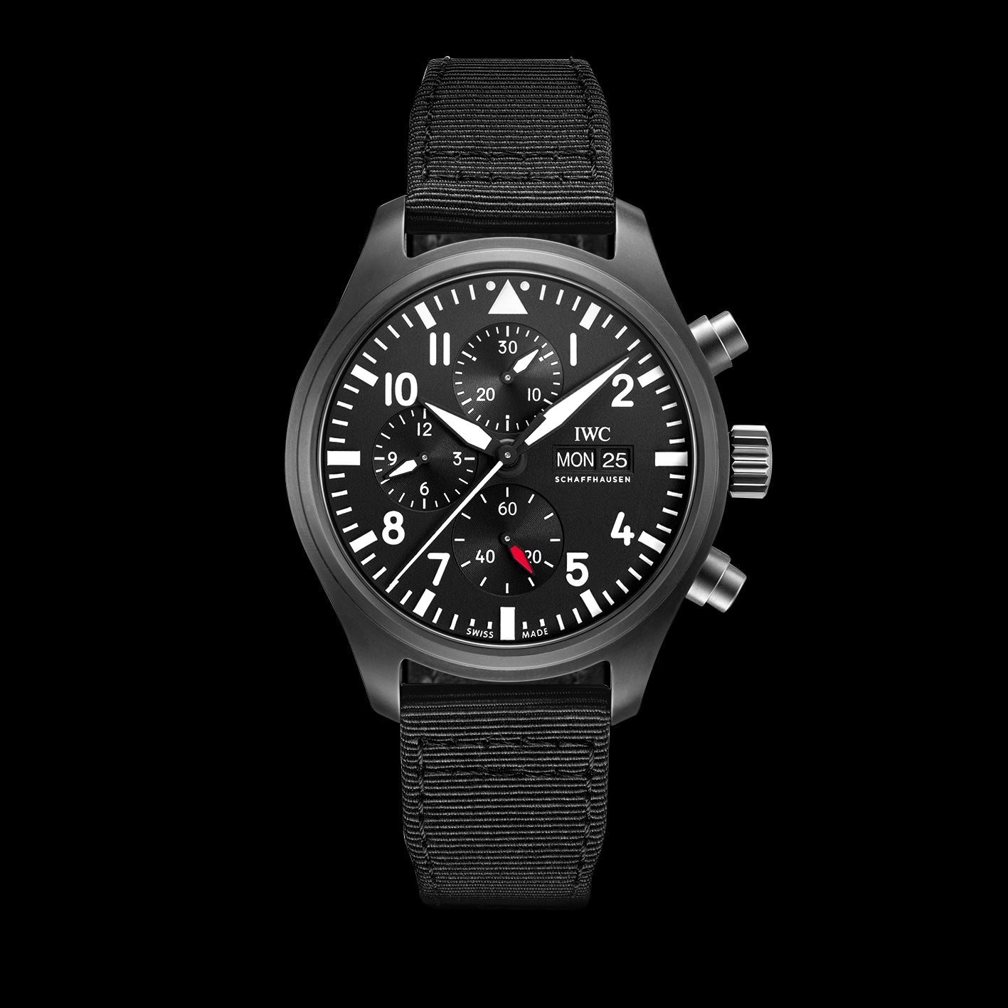 IWC Pilot’S Watch Chronograph Top Gun Watch, 44.5mm Black Dial, IW389101