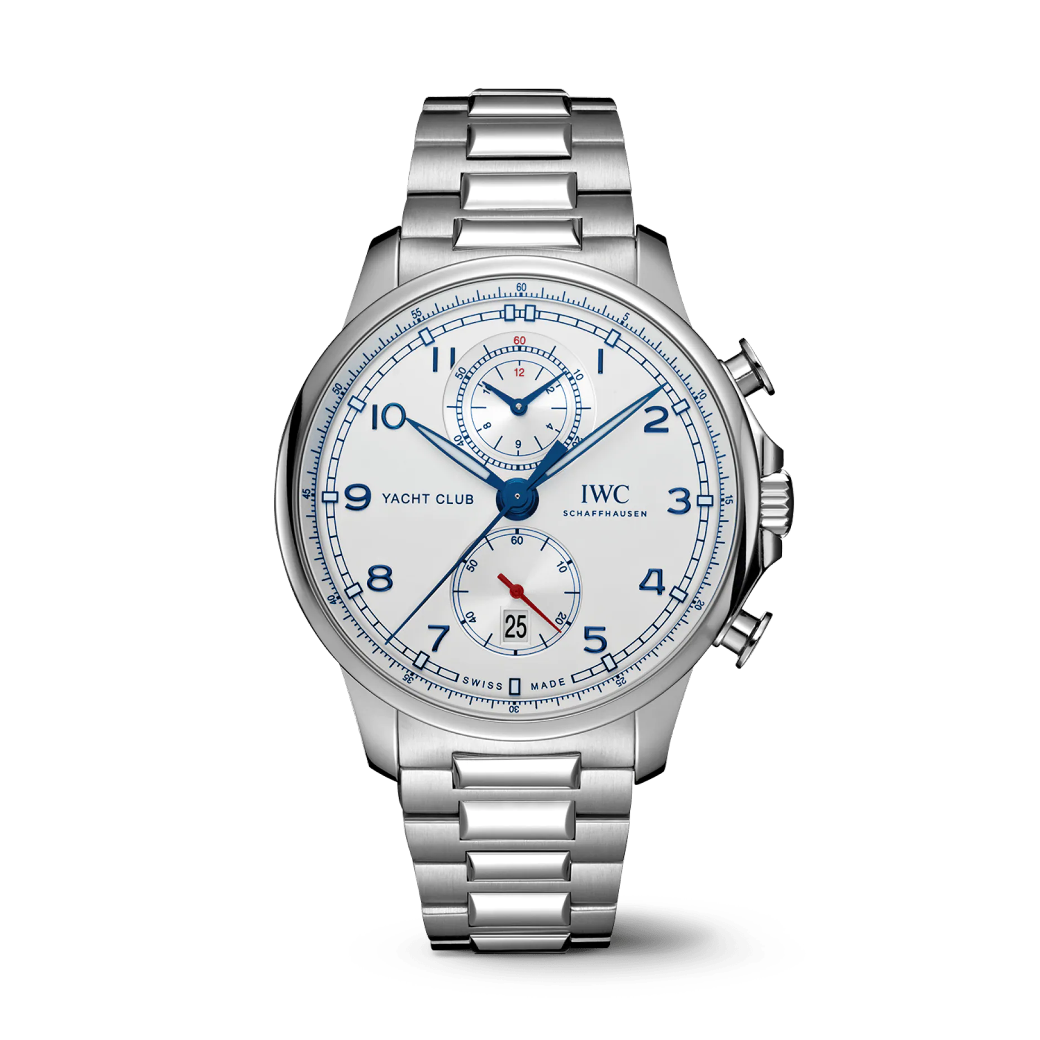 IWC Portugieser Yacht Club Chronograph Watch, White Dial
