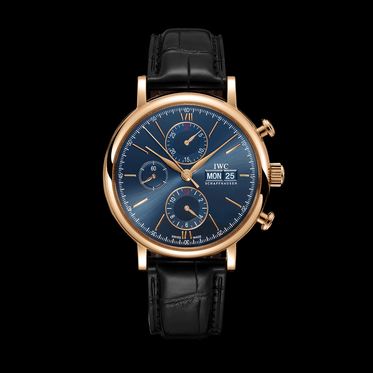 IWC Portofino Chronograph Watch, 42mm Blue Dial, IW391035